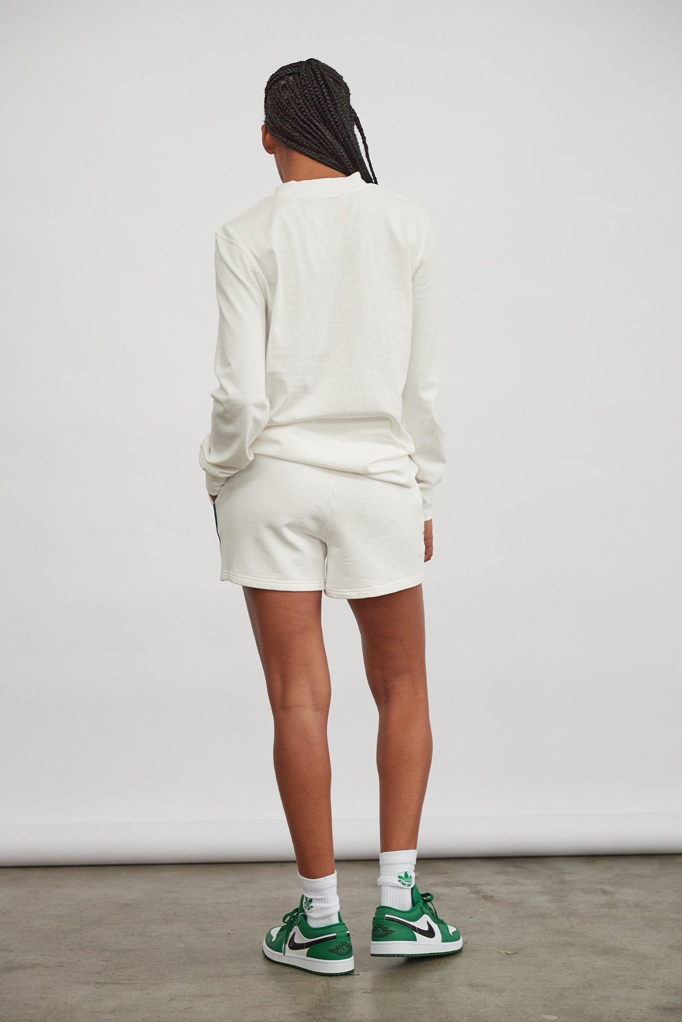 Crest Top in White made by Atoir