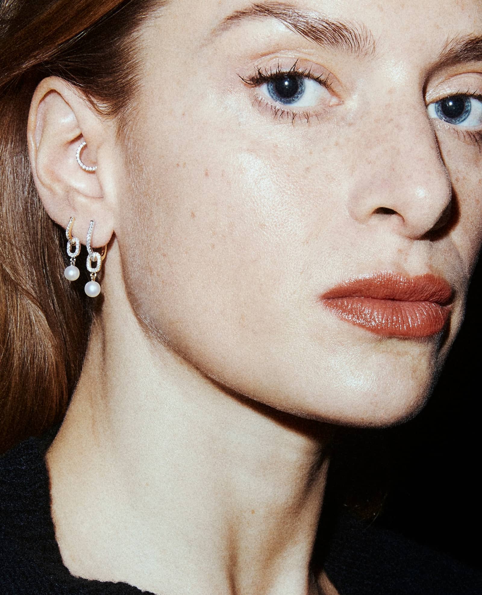 DIAMOND & PEARL PENDANT - WHITE GOLD made by ENNUI