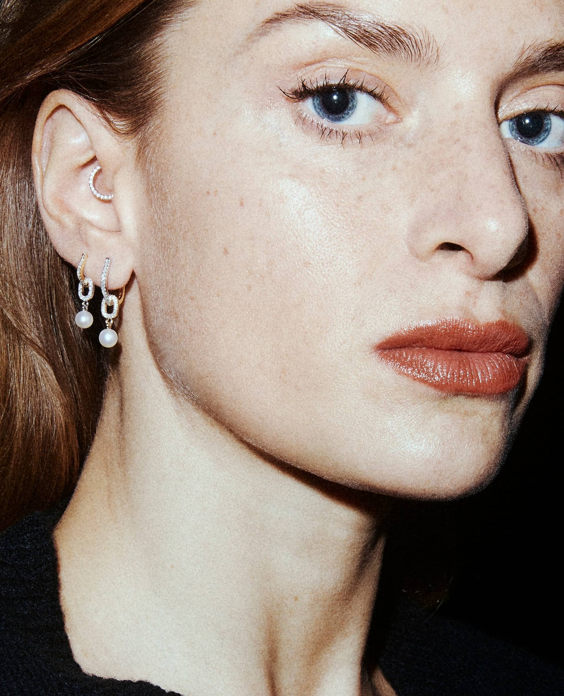 DIAMOND & PEARL PENDANT - WHITE GOLD made by ENNUI