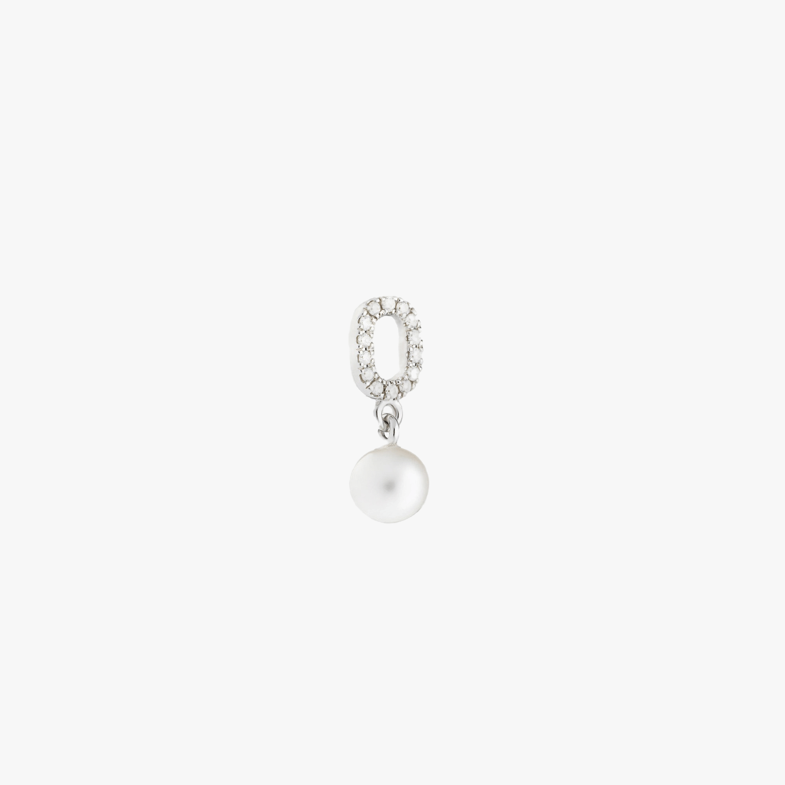 DIAMOND & PEARL PENDANT - WHITE GOLD made by ENNUI