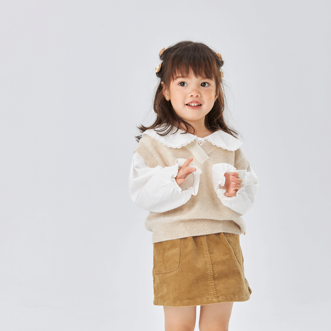 Organic Colour Undyed Cashmere Vest made by CozyU