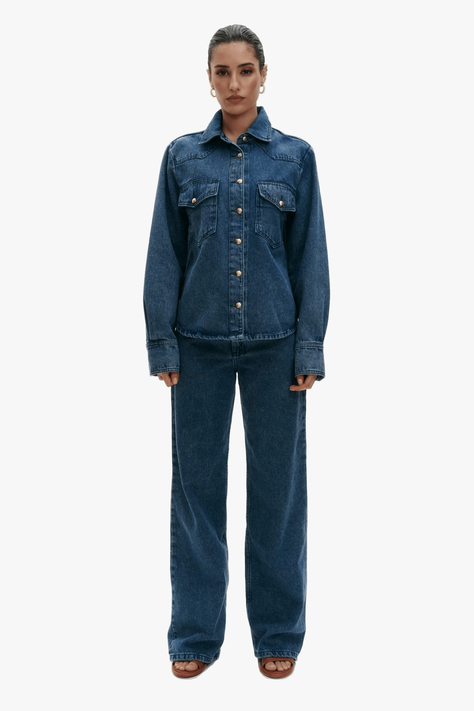 JEANS SHIRT made by BENU Studio