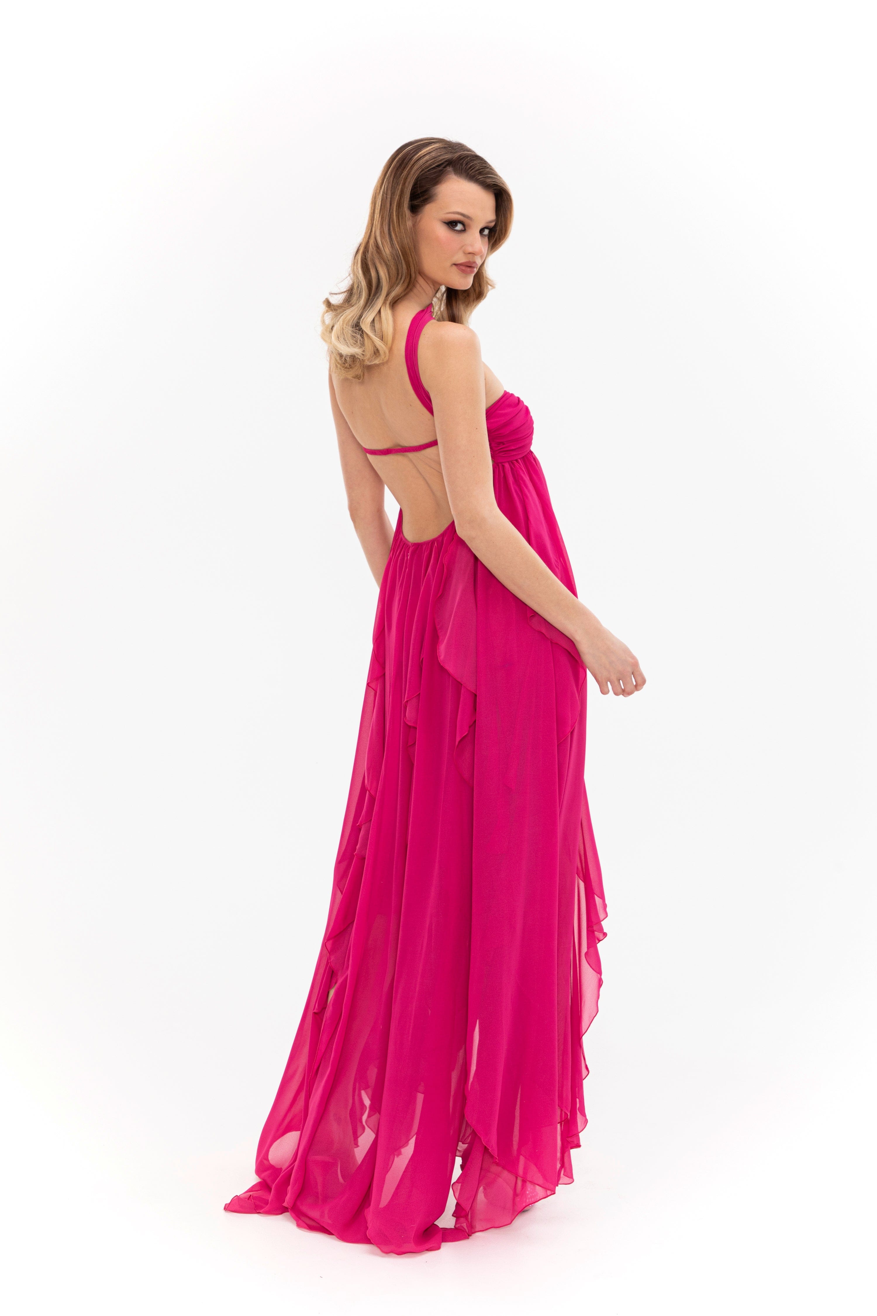 Mariah Dress (Pink) made by Nana Jacqueline