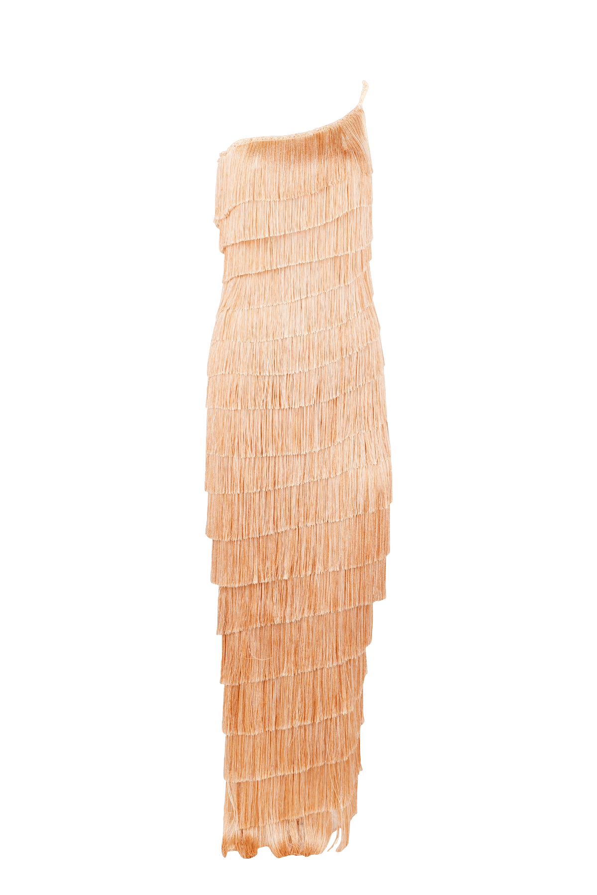 Isidora Fringe Dress - Coral made by Francesca Miranda