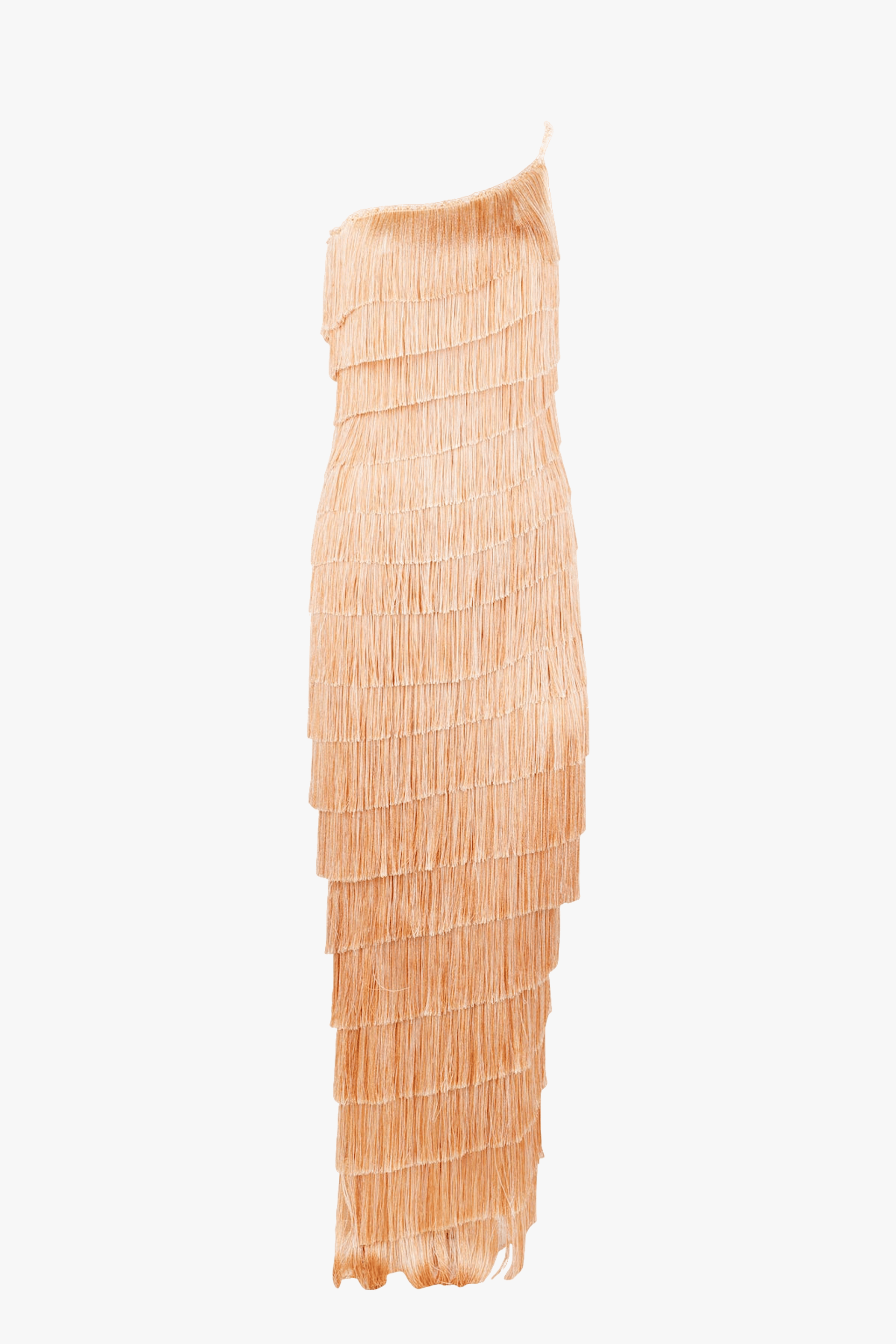 Isidora Fringe Dress - Coral made by Francesca Miranda