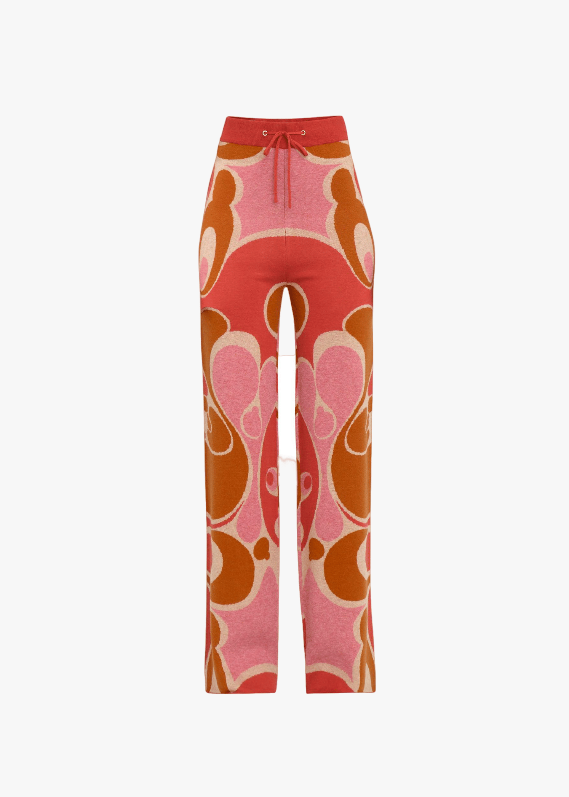 ALLY CARO PRINT KNIT PANTS made by Andrea Iyamah