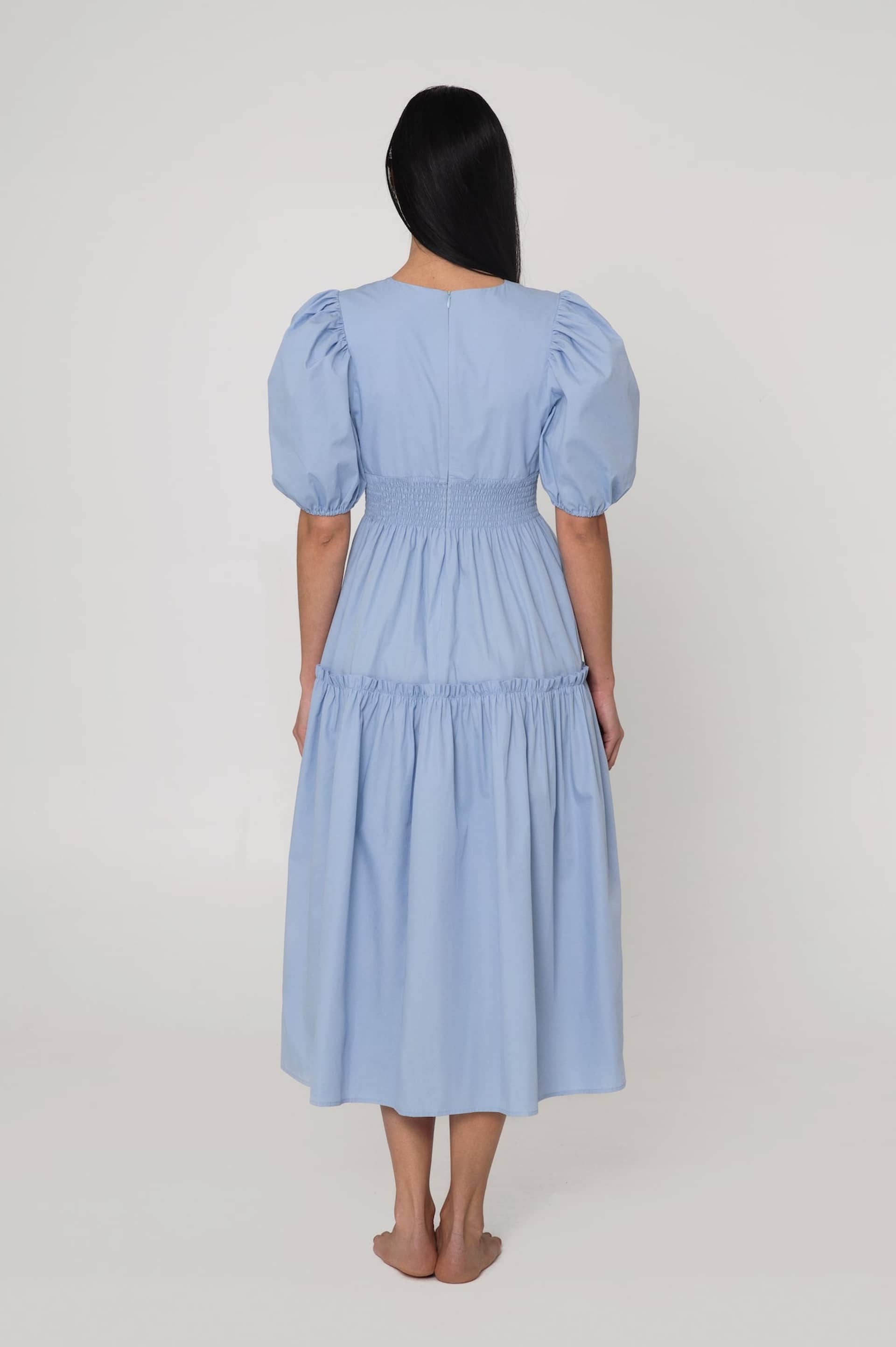 Danielle dress blue in Blue made by MandiBreeze