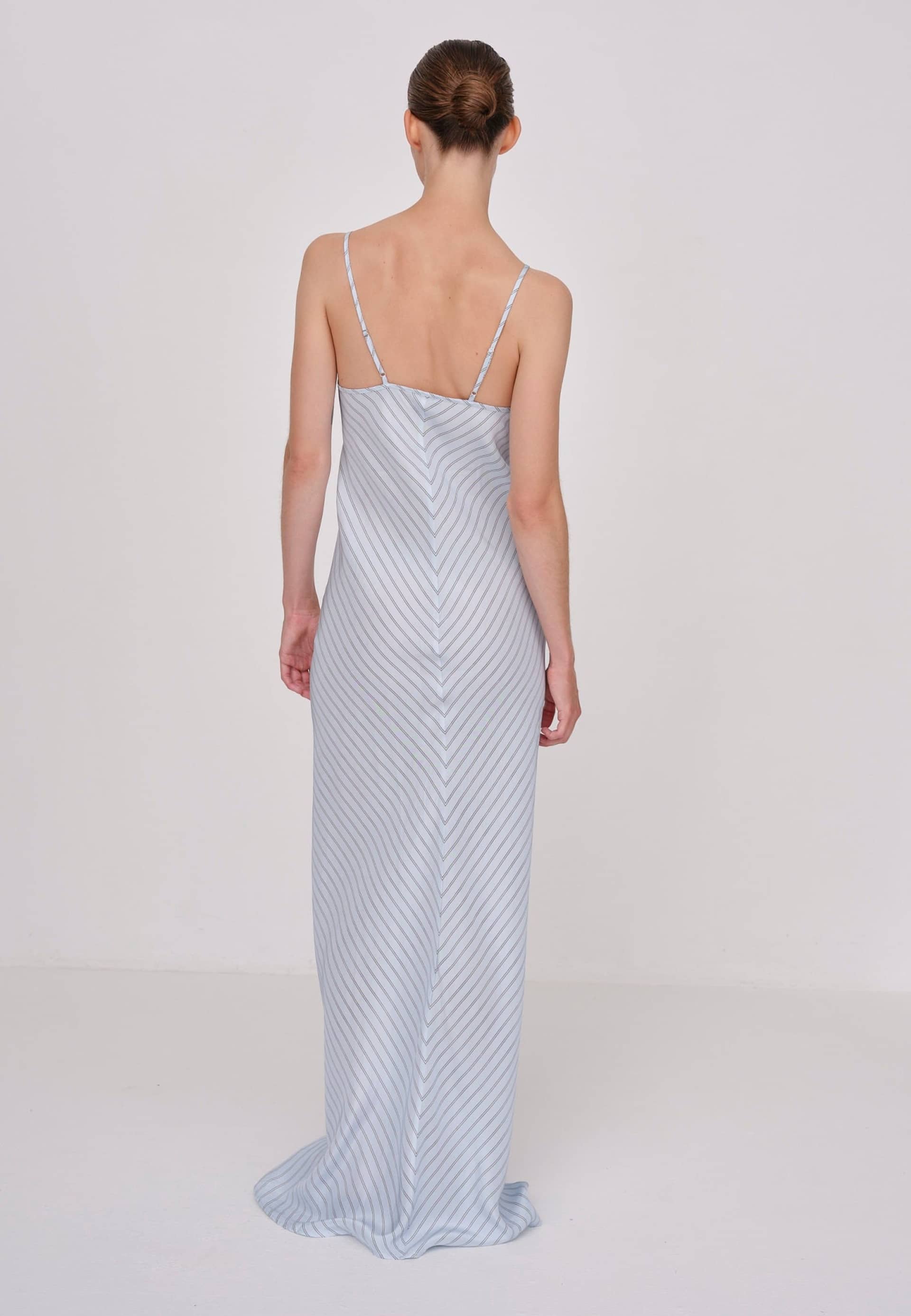 Mindy Dress - Light Blue Stripe made by HERSKIND