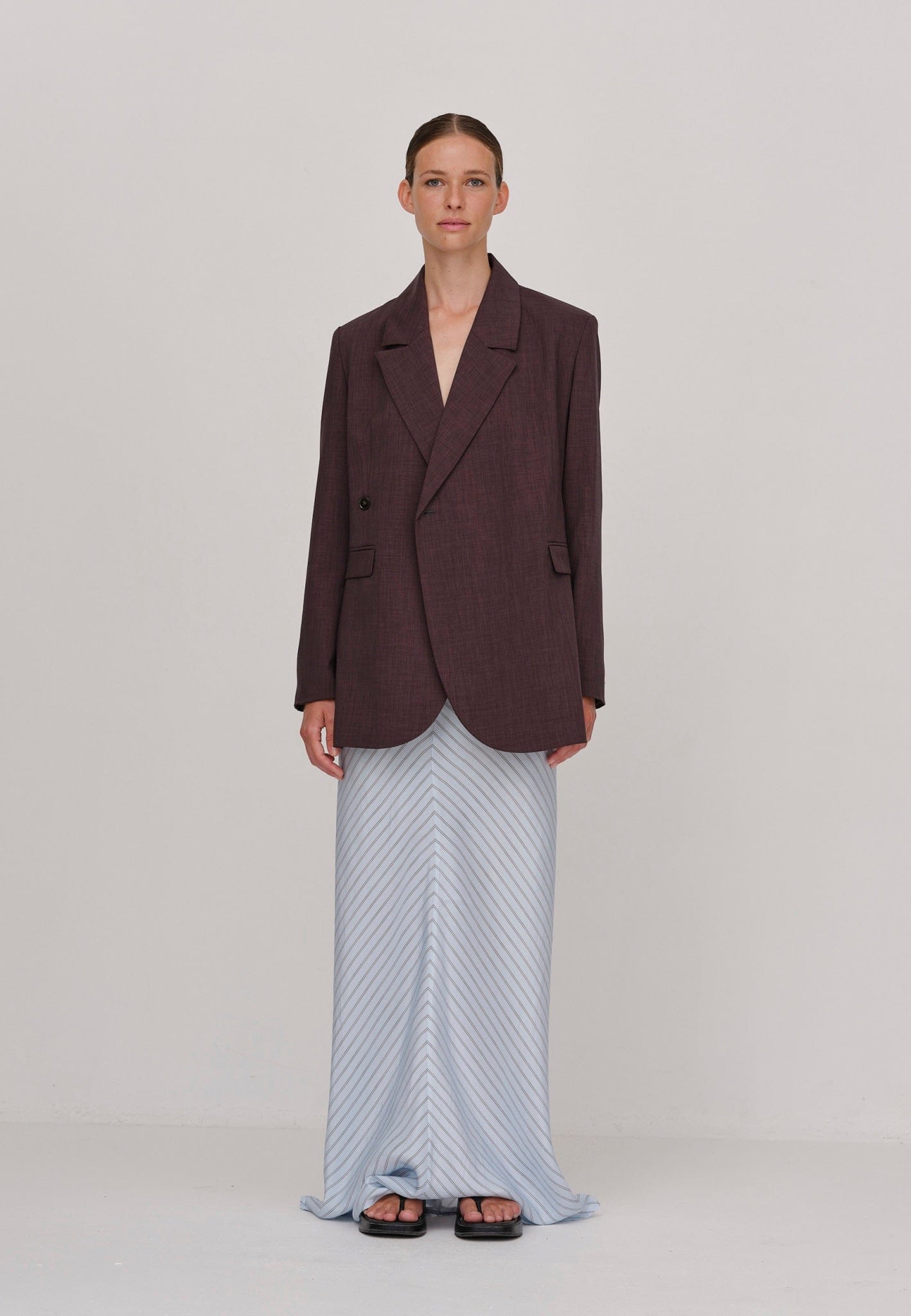 Mindy Dress - Light Blue Stripe made by HERSKIND