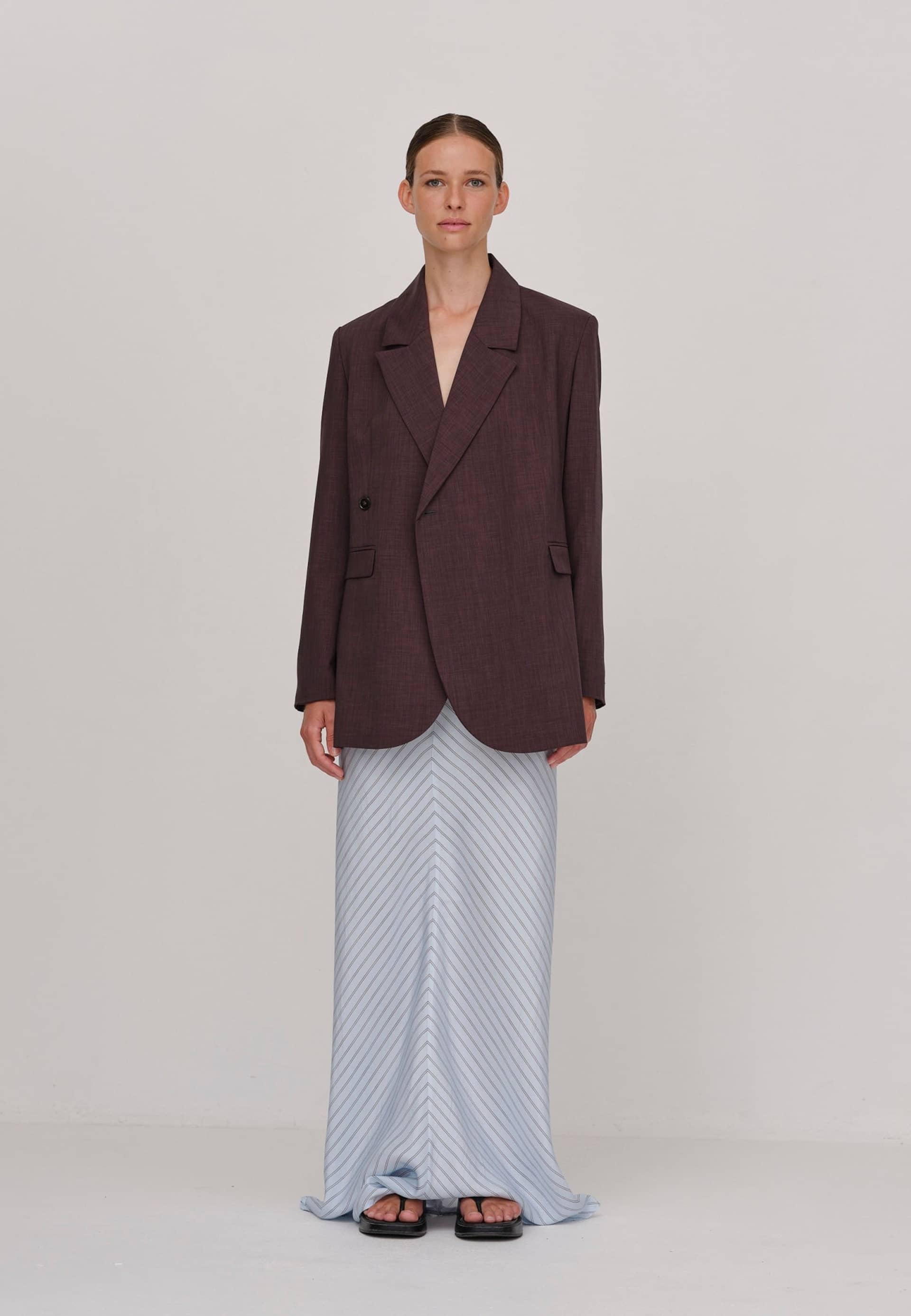 Mindy Dress - Light Blue Stripe made by HERSKIND