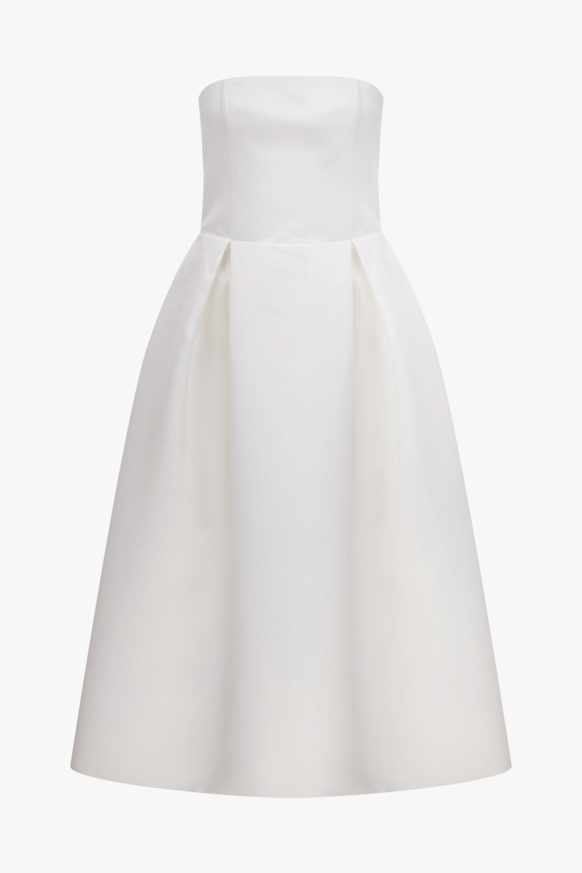 Lola Midi Dress In Vanilla Ice made by Nazli Ceren