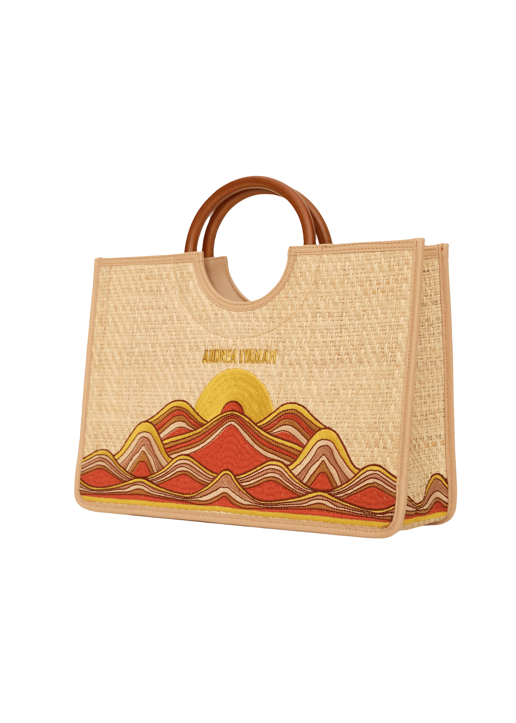 ILLO ESCAPE BAG MIDI in Beige made by Andrea Iyamah