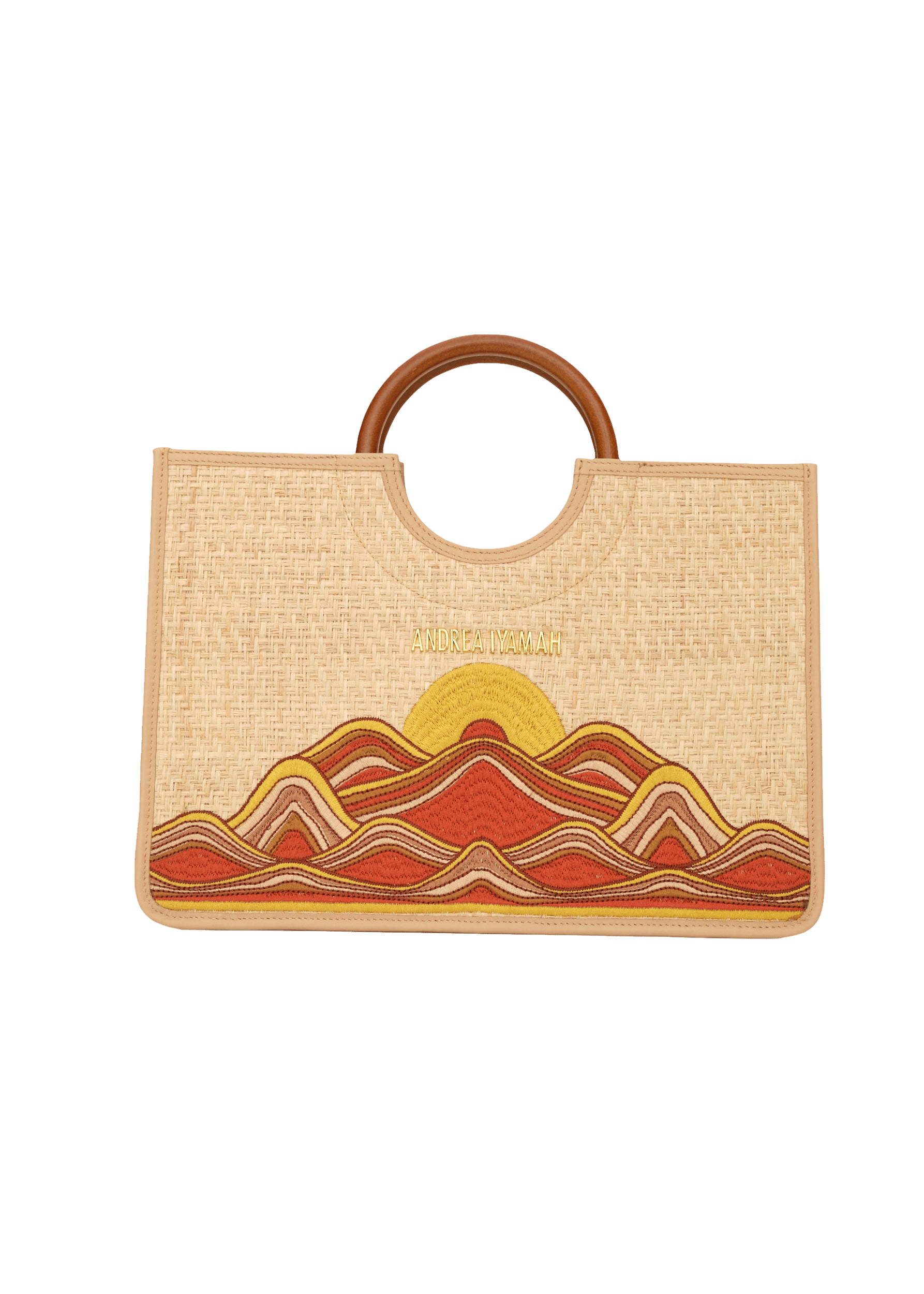 ILLO ESCAPE BAG MIDI in Beige made by Andrea Iyamah