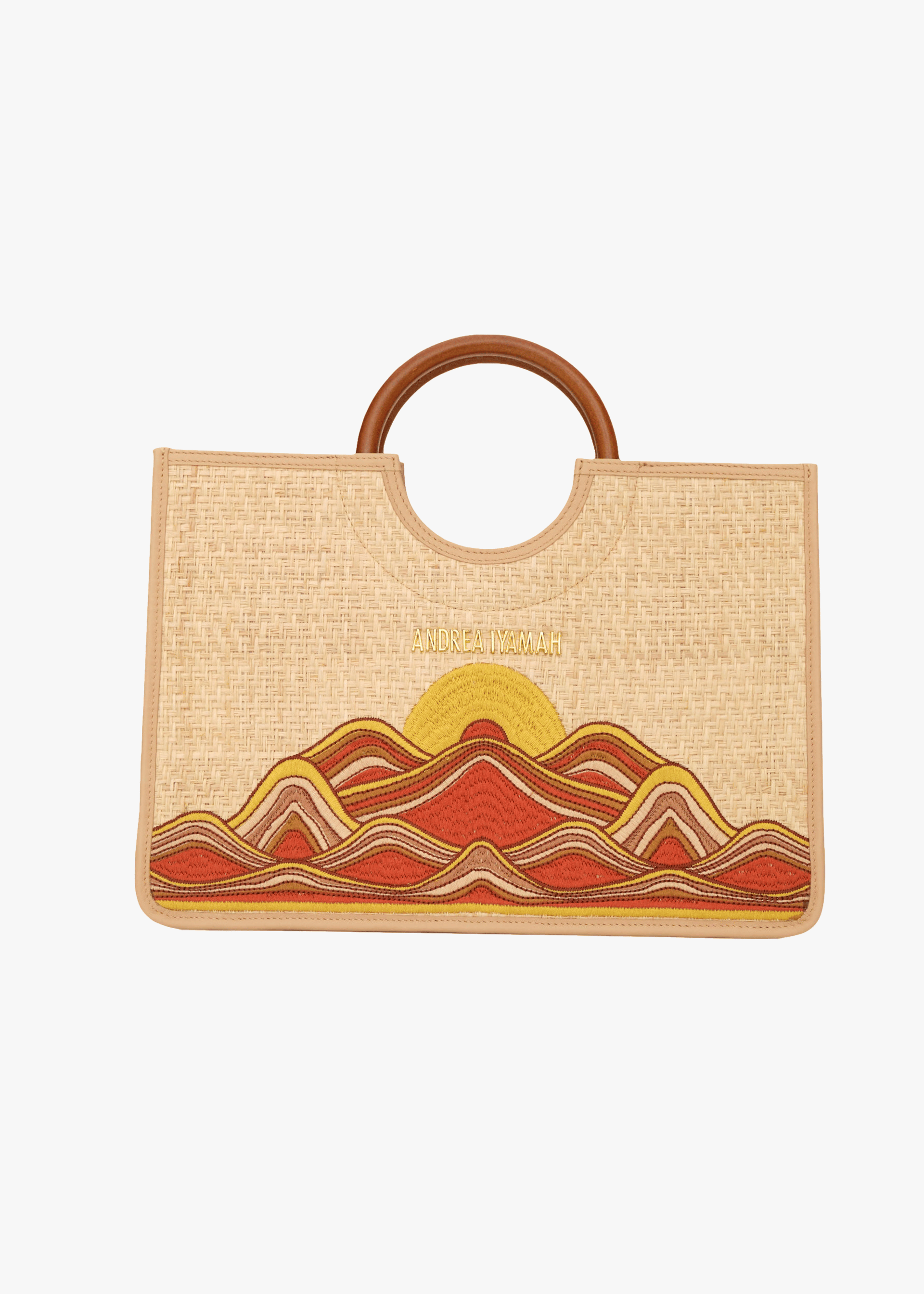 ILLO ESCAPE BAG MIDI in Beige made by Andrea Iyamah