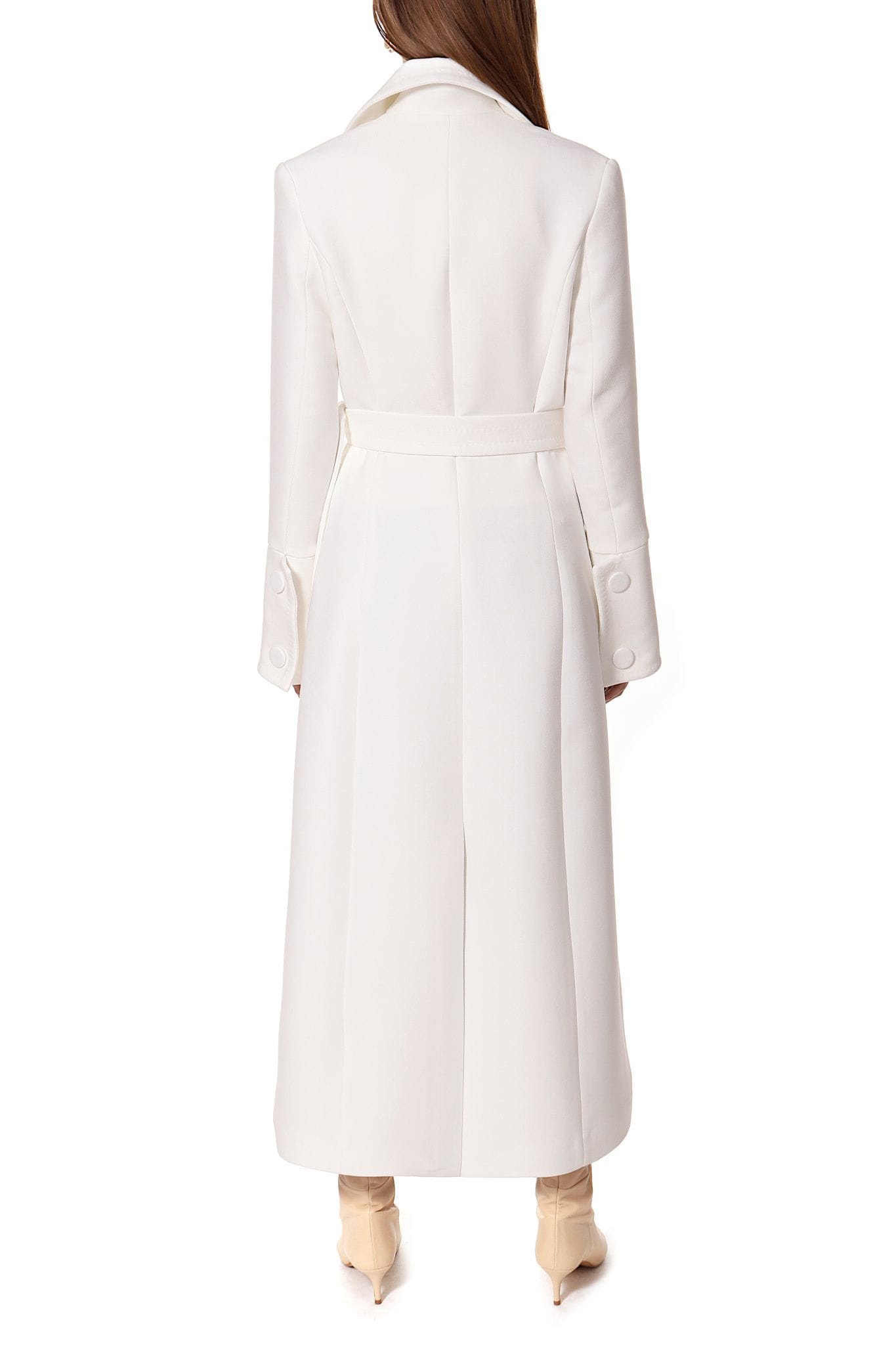 Coat Tilda Off White in White made by HALEWSKI