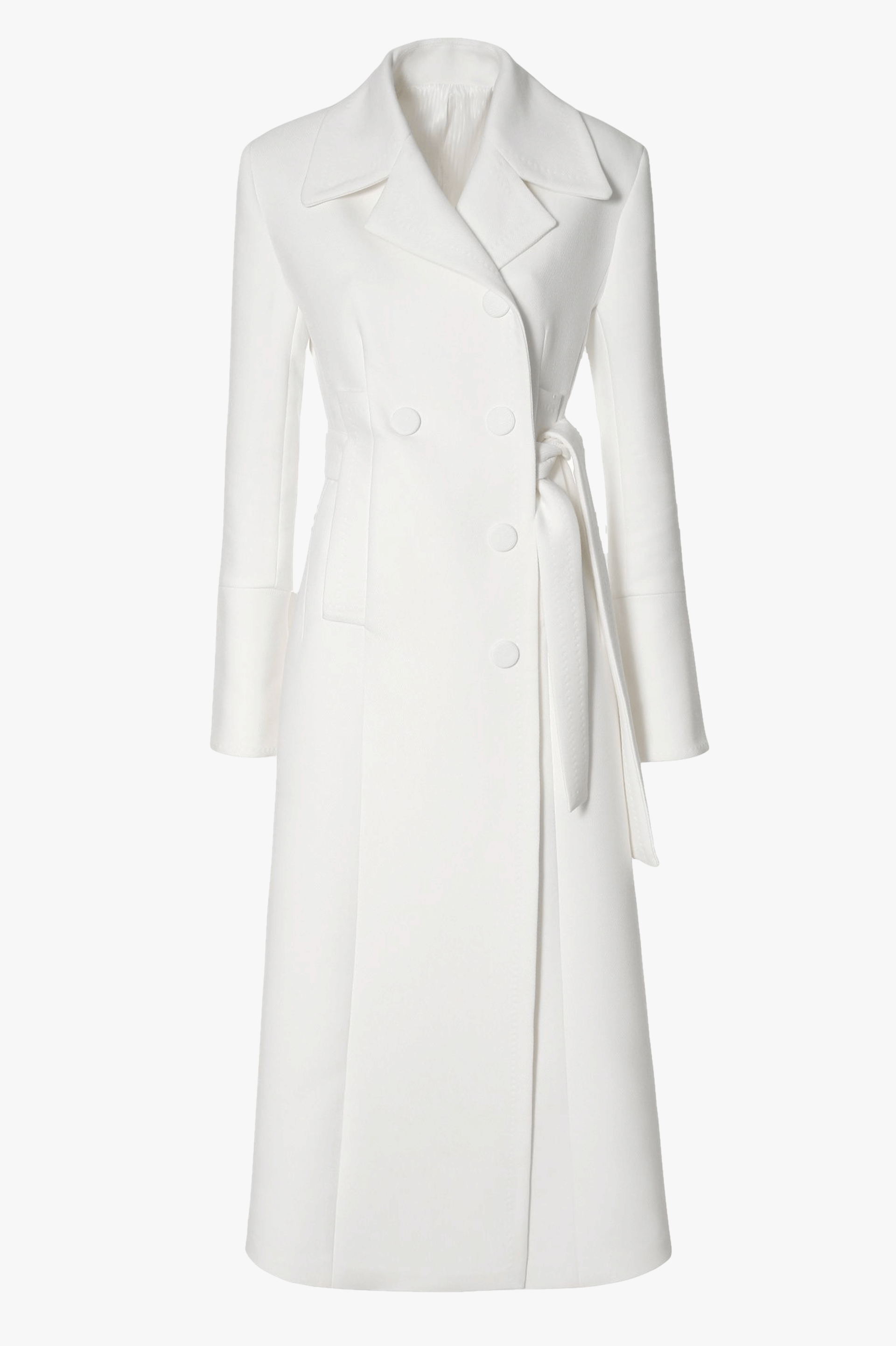 Coat Tilda Off White in White made by HALEWSKI
