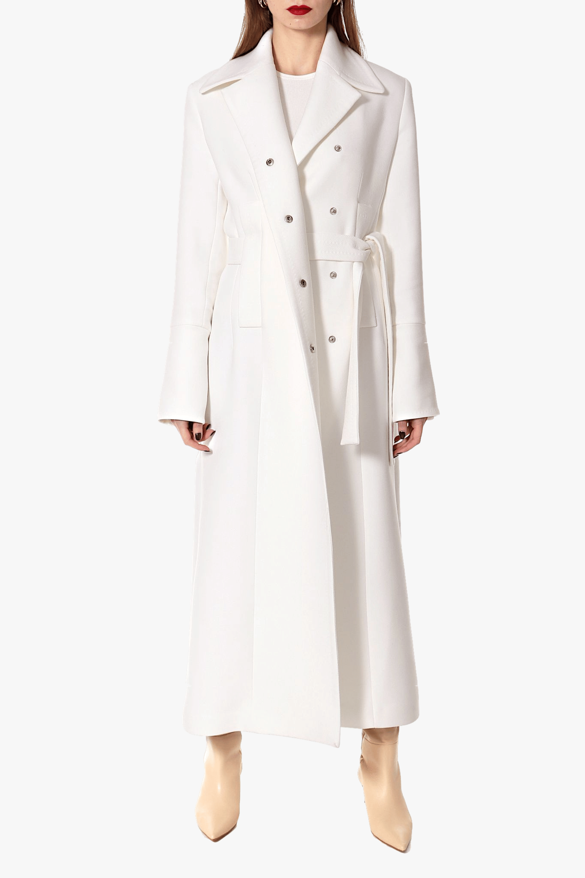 Coat Tilda Off White made by HALEWSKI
