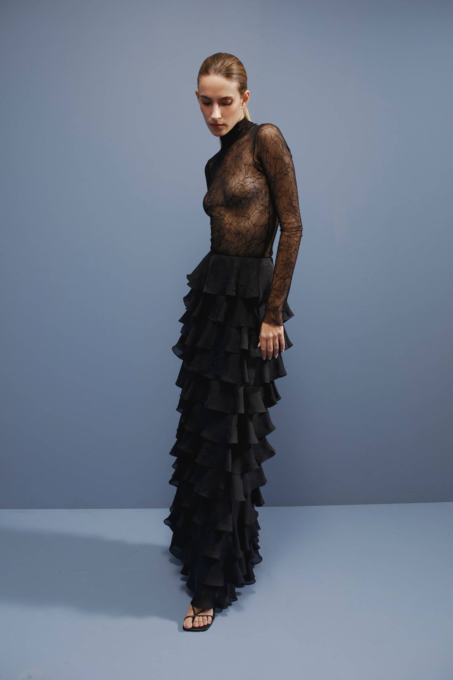 Jave Lace Body Suit made by Francesca Miranda