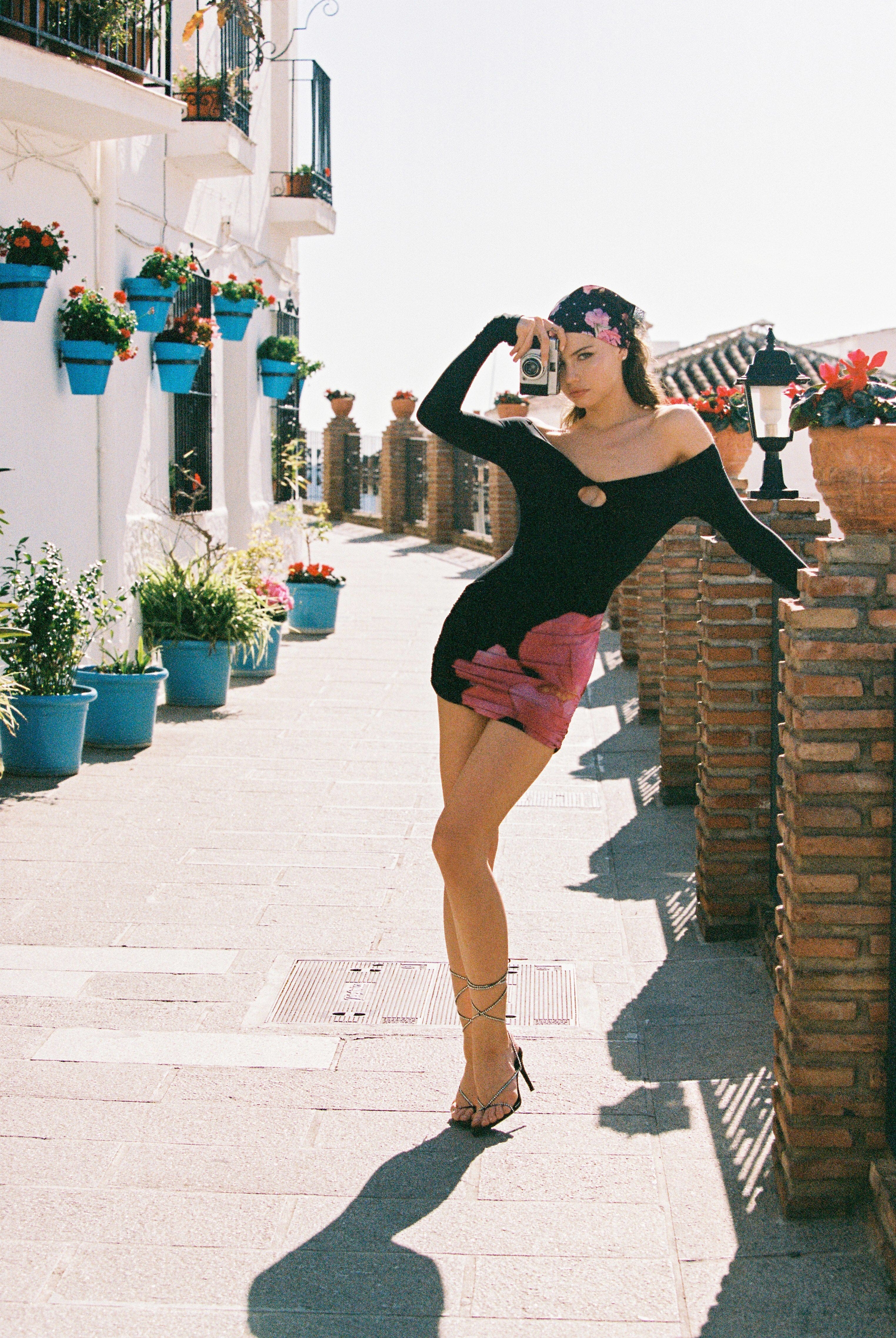 Edith Dress (Black) made by Nana Jacqueline