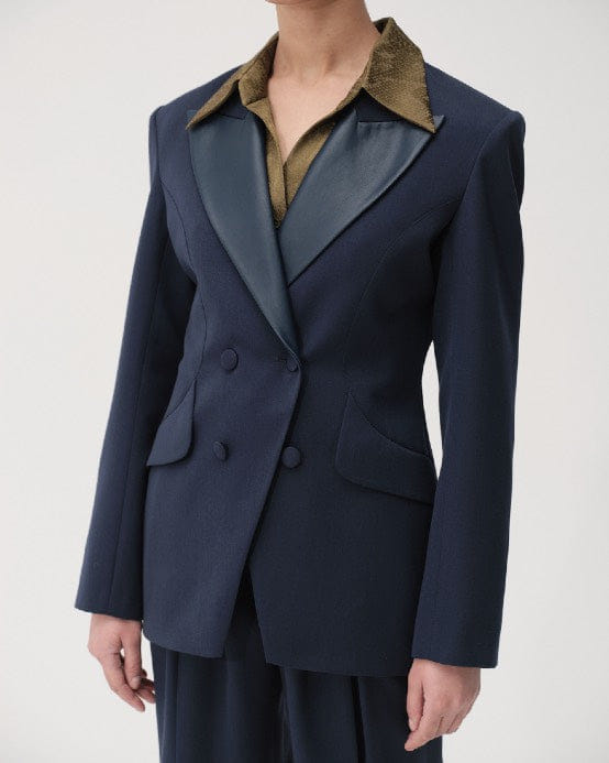 Double-breasted Tuxedo Jacket made by Gasanova