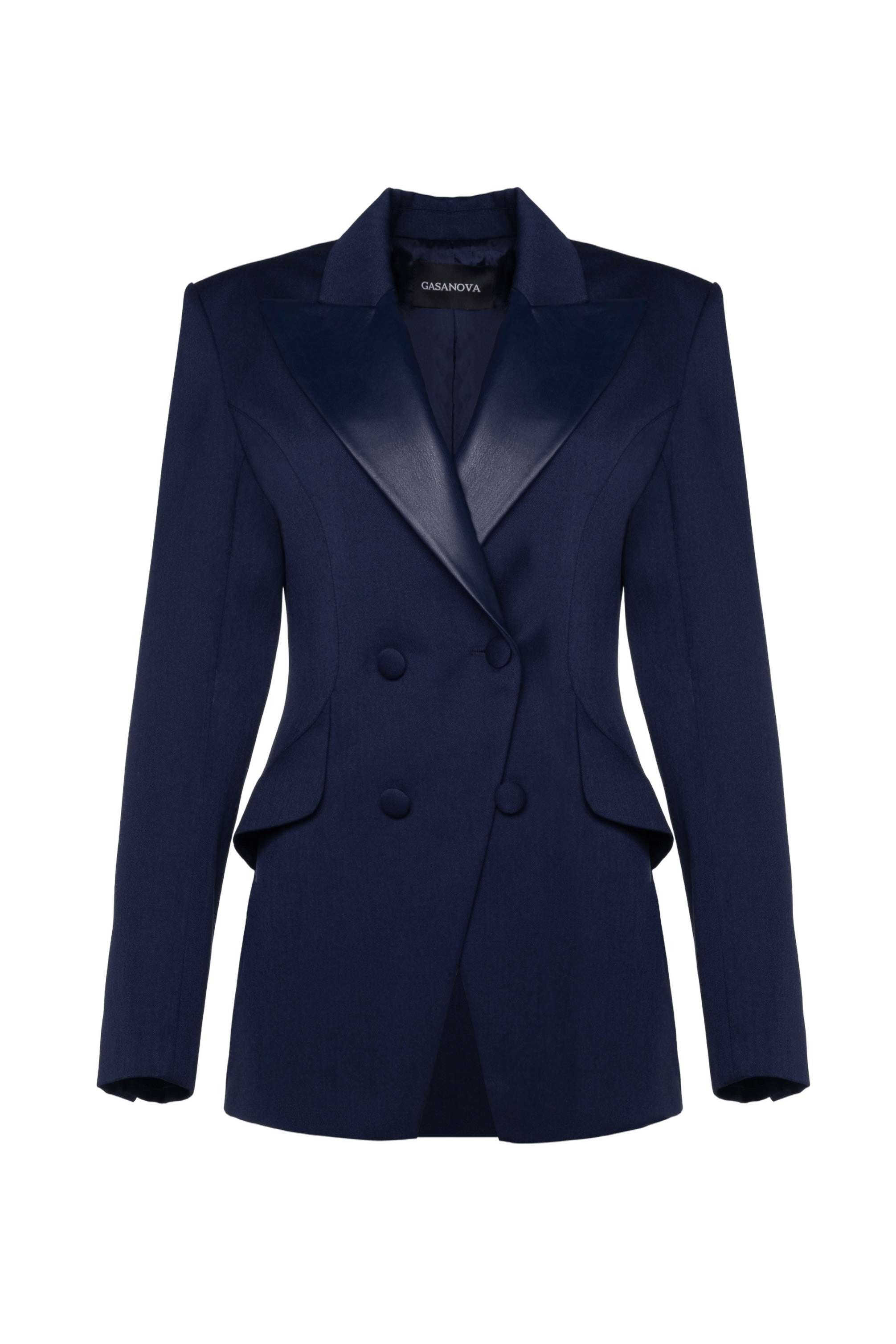 Double-breasted Tuxedo Jacket made by Gasanova