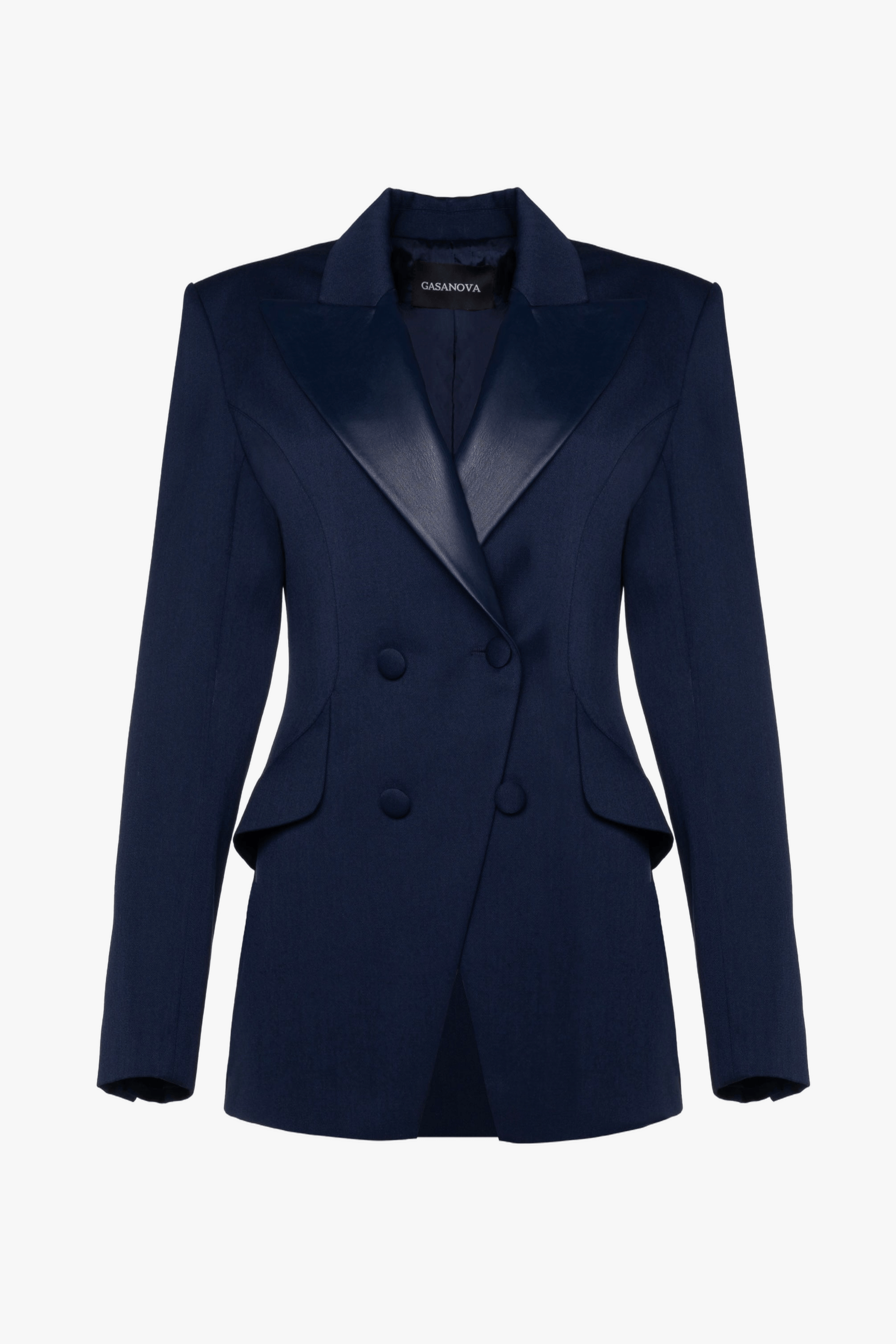 Double-breasted Tuxedo Jacket made by Gasanova