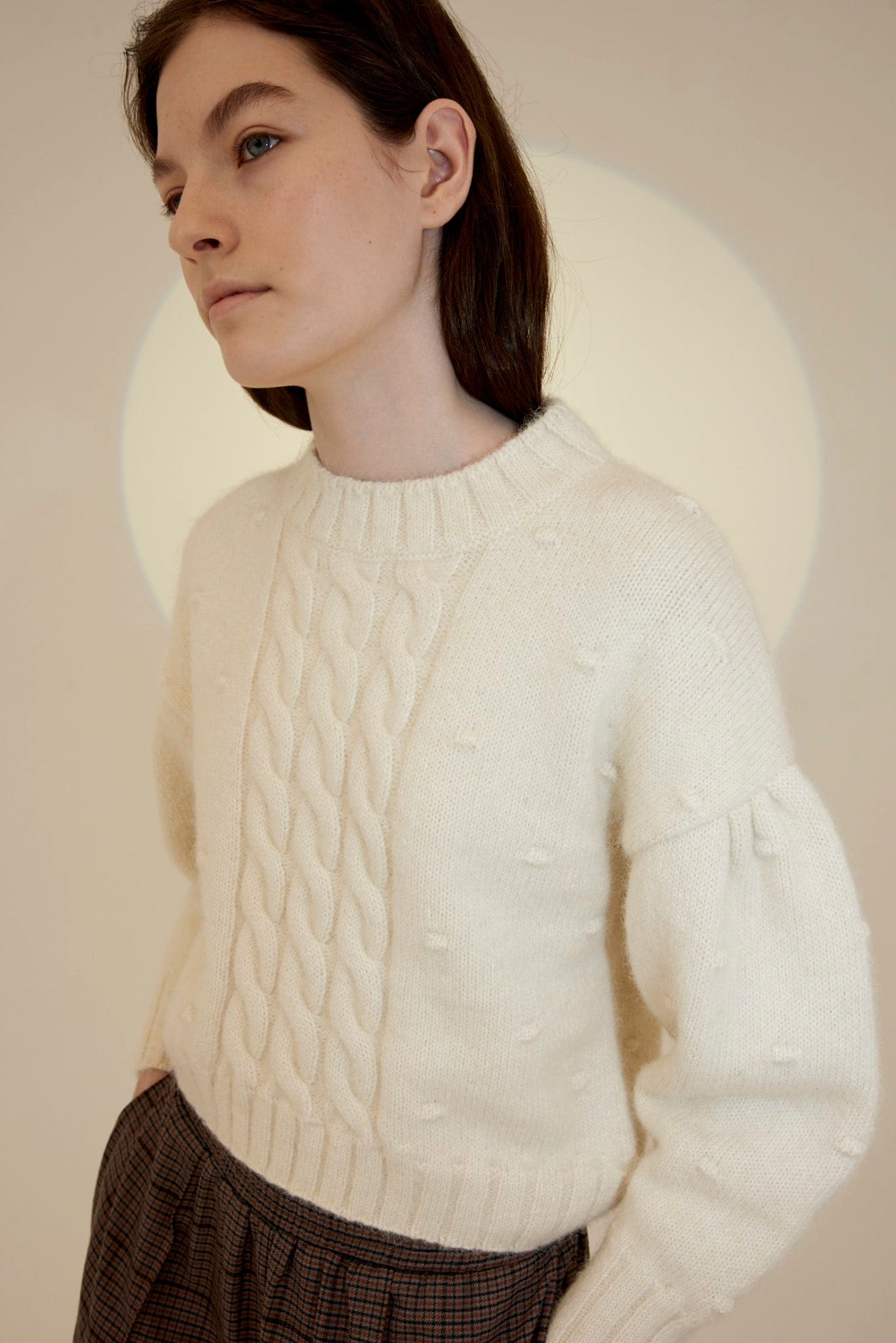 Ellie  Knitwear - Off-white made by HERSKIND