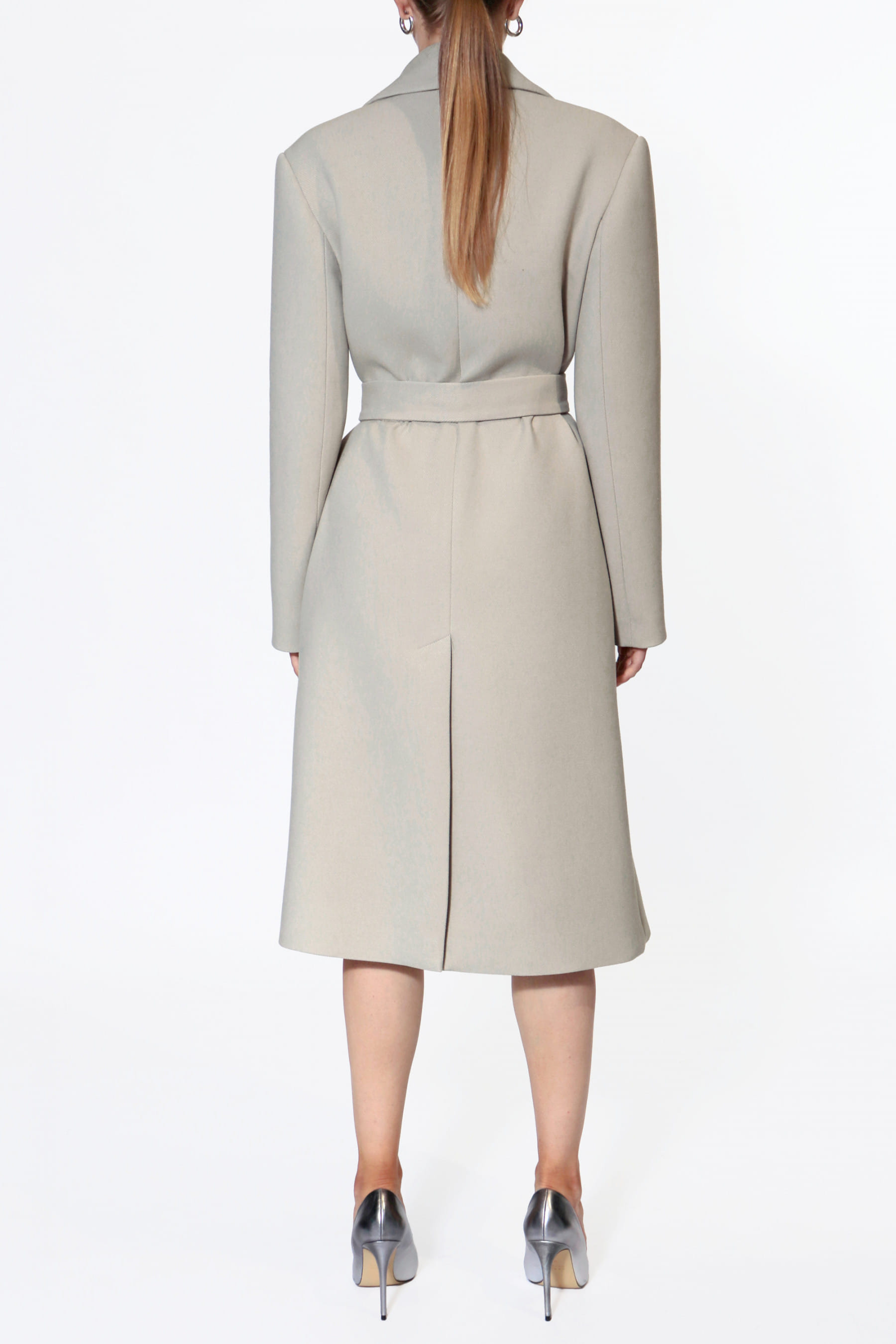 Coat Michelle Cold Ivory made by HALEWSKI