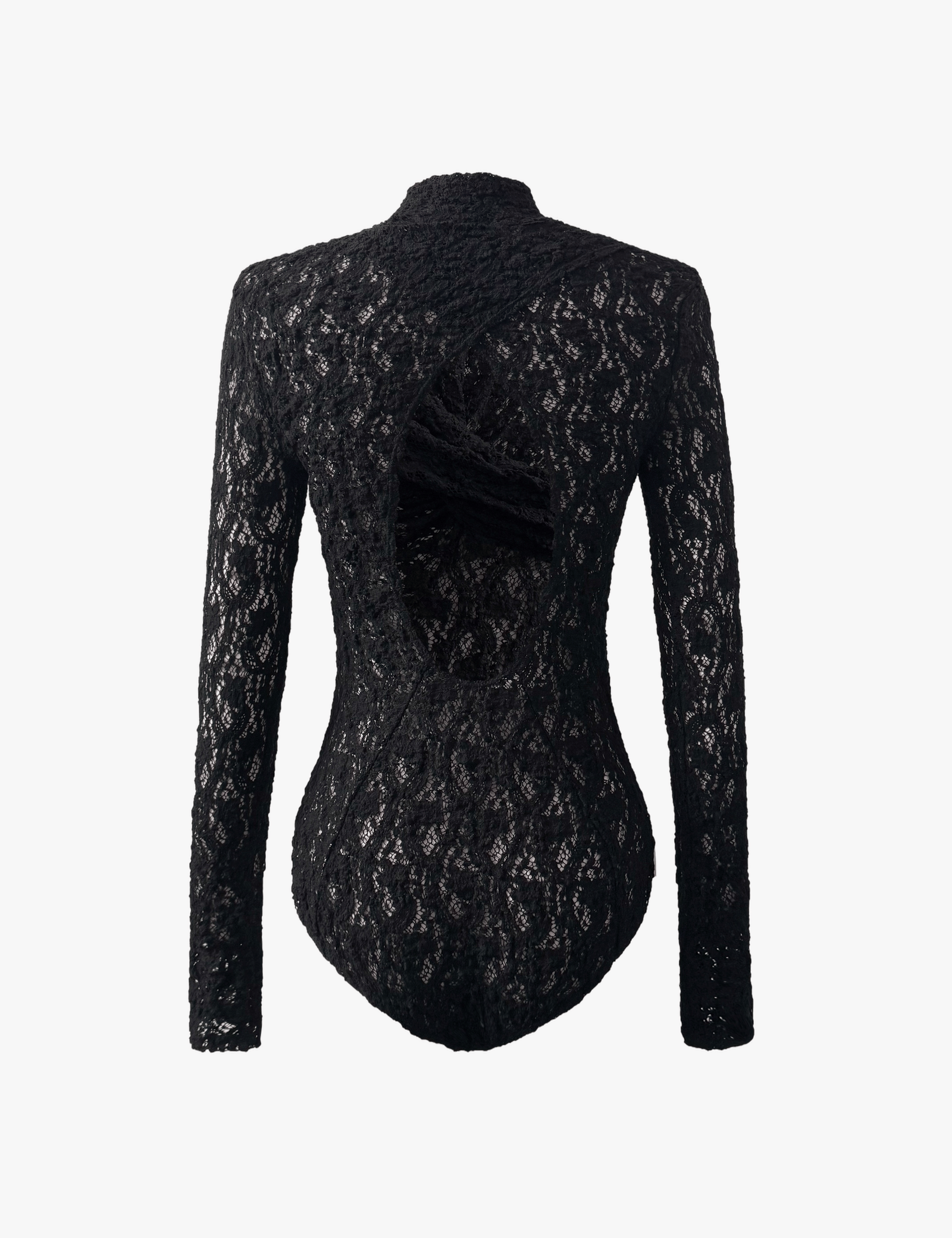 REVERSIBLE TWISTED-KNOT TOP BLACK made by YIBRI
