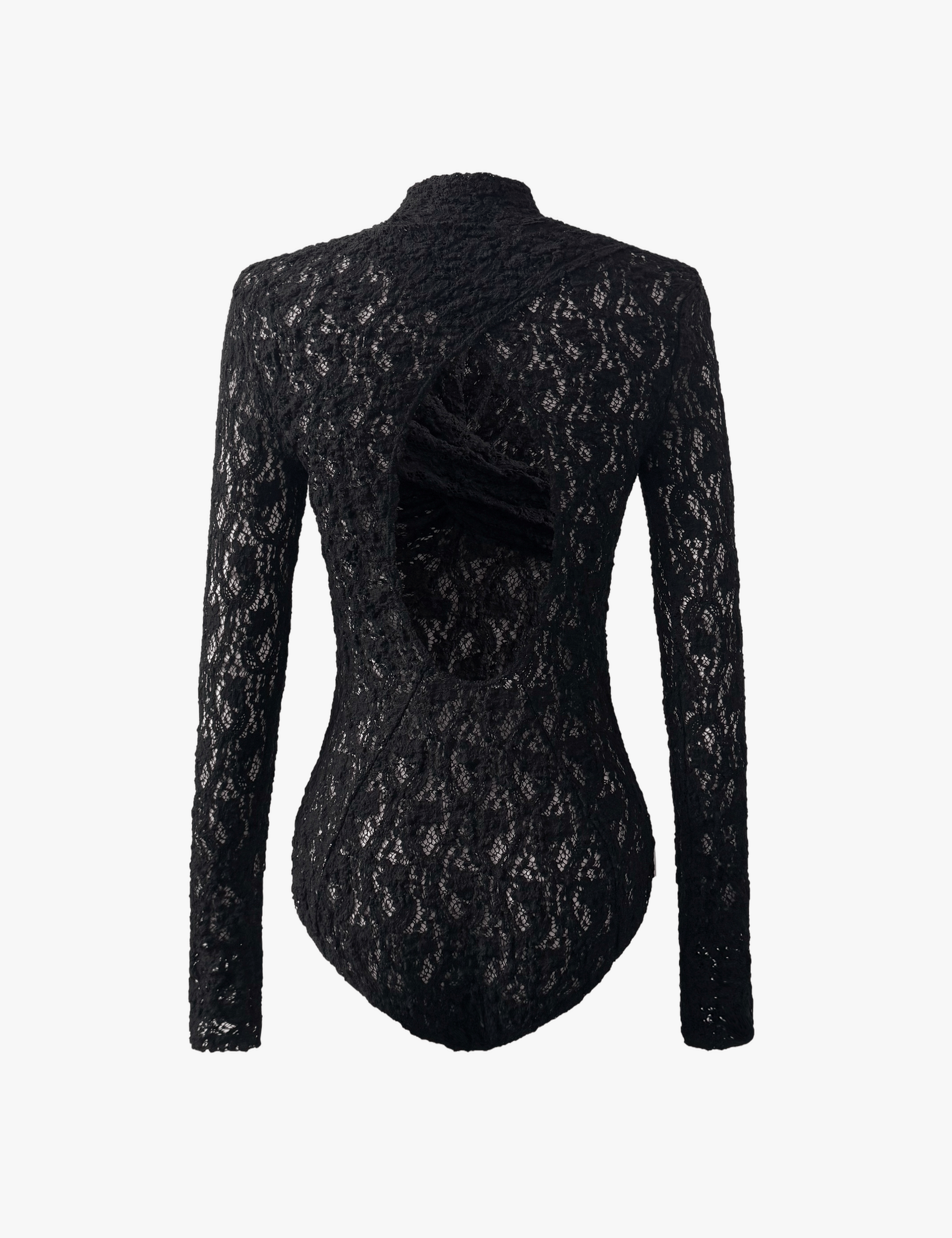 REVERSIBLE TWISTED-KNOT TOP BLACK made by YIBRI