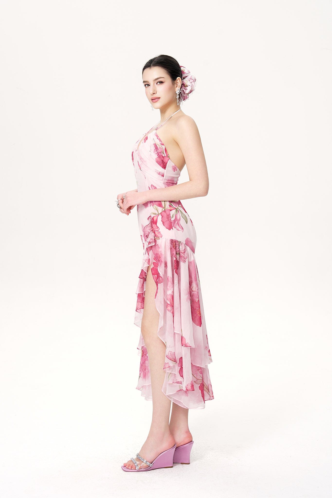 Vivienne Dress (Pink) made by Nana Jacqueline