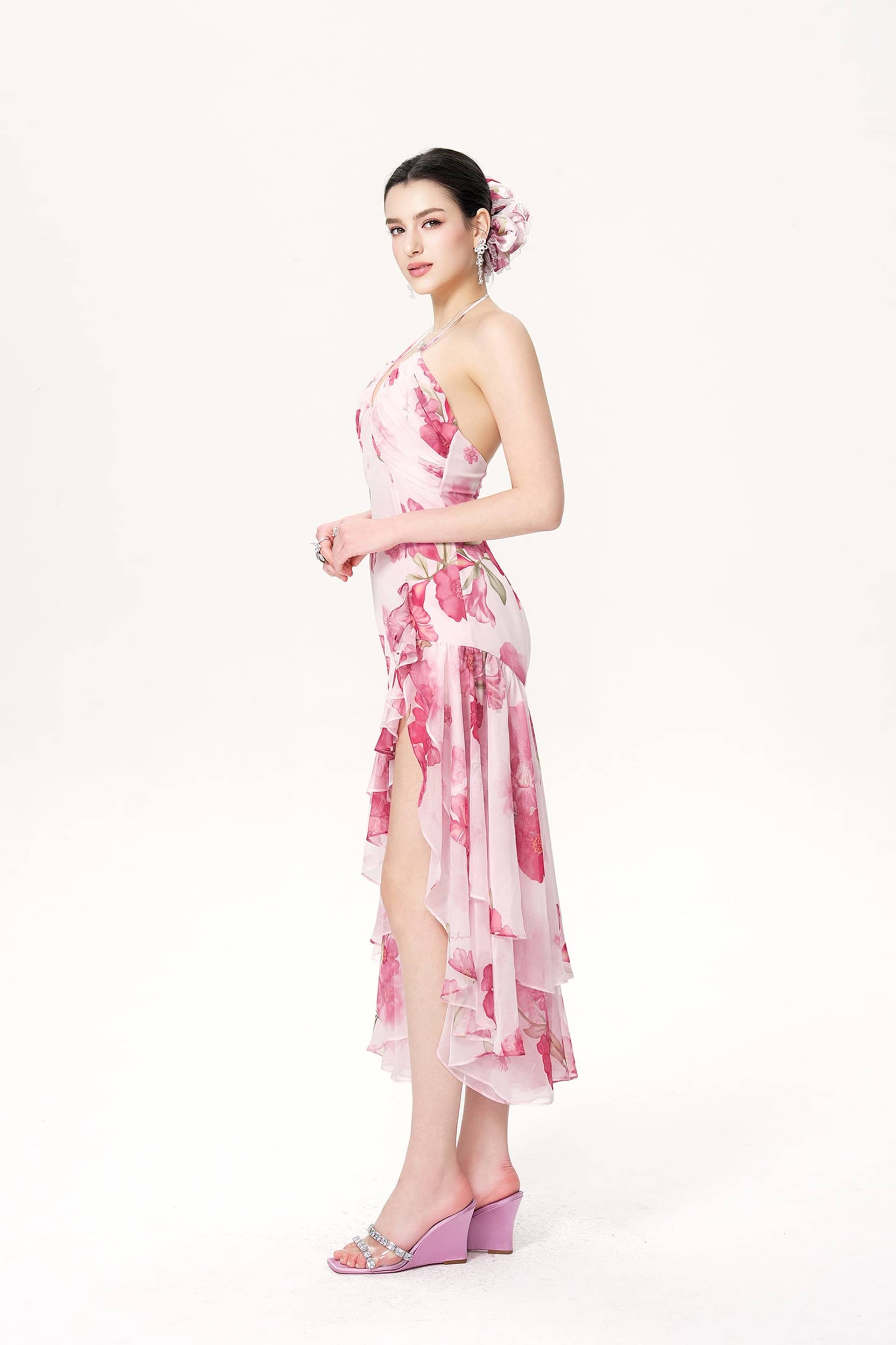 Vivienne Dress (Pink) made by Nana Jacqueline