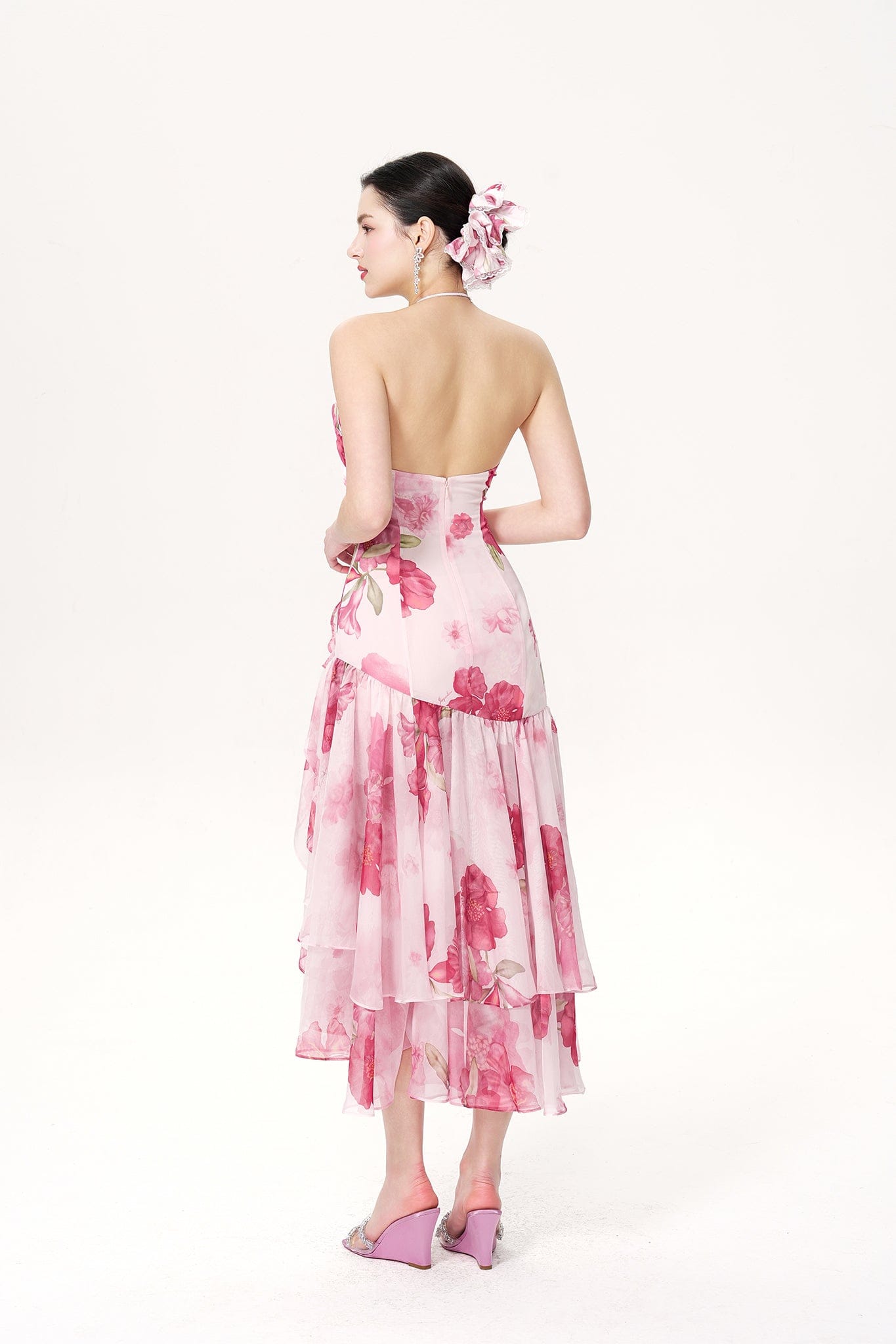 Vivienne Dress (Pink) made by Nana Jacqueline