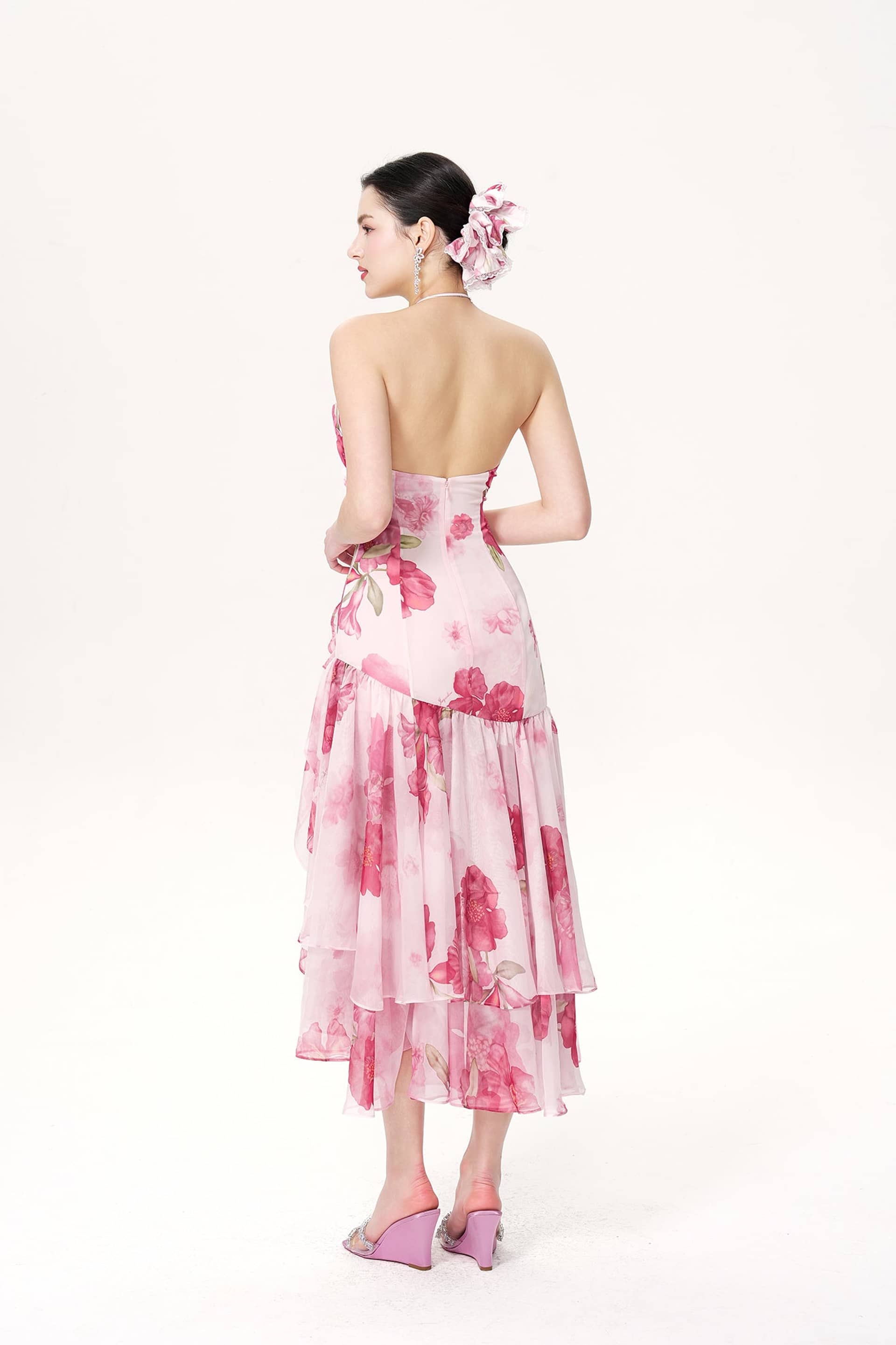 Vivienne Dress (Pink) made by Nana Jacqueline