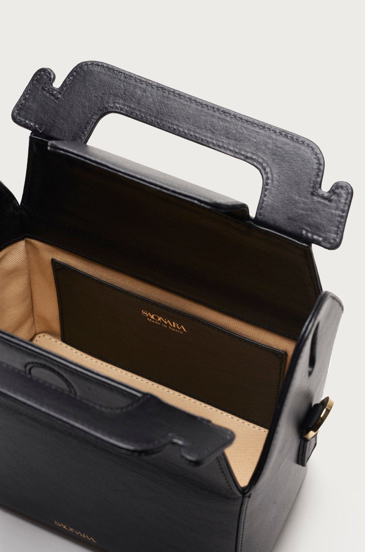 SAONARA KUKITO BLACK PIEL made by Saonara