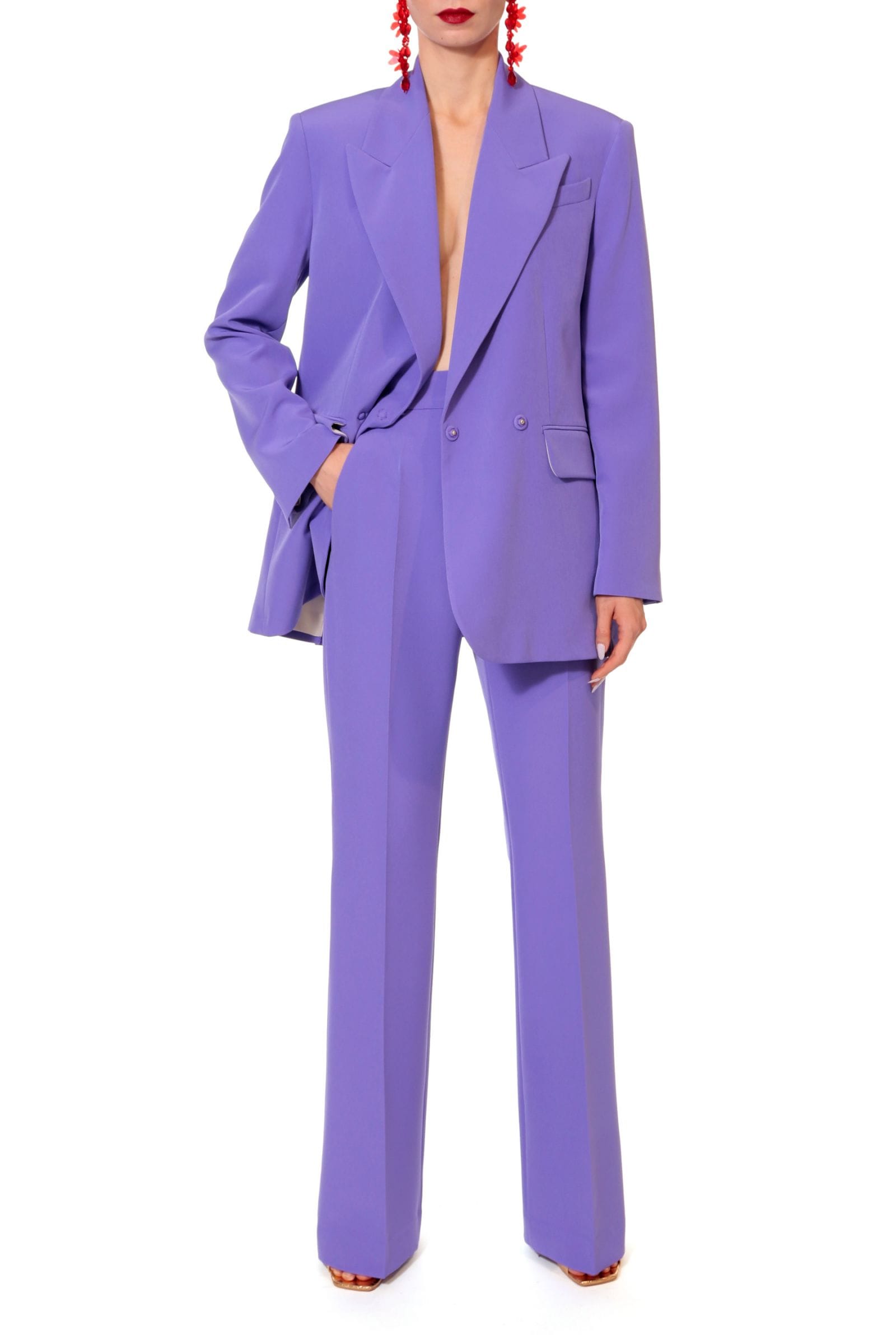 Blazer Blair Purple Opulence in Purple made by HALEWSKI