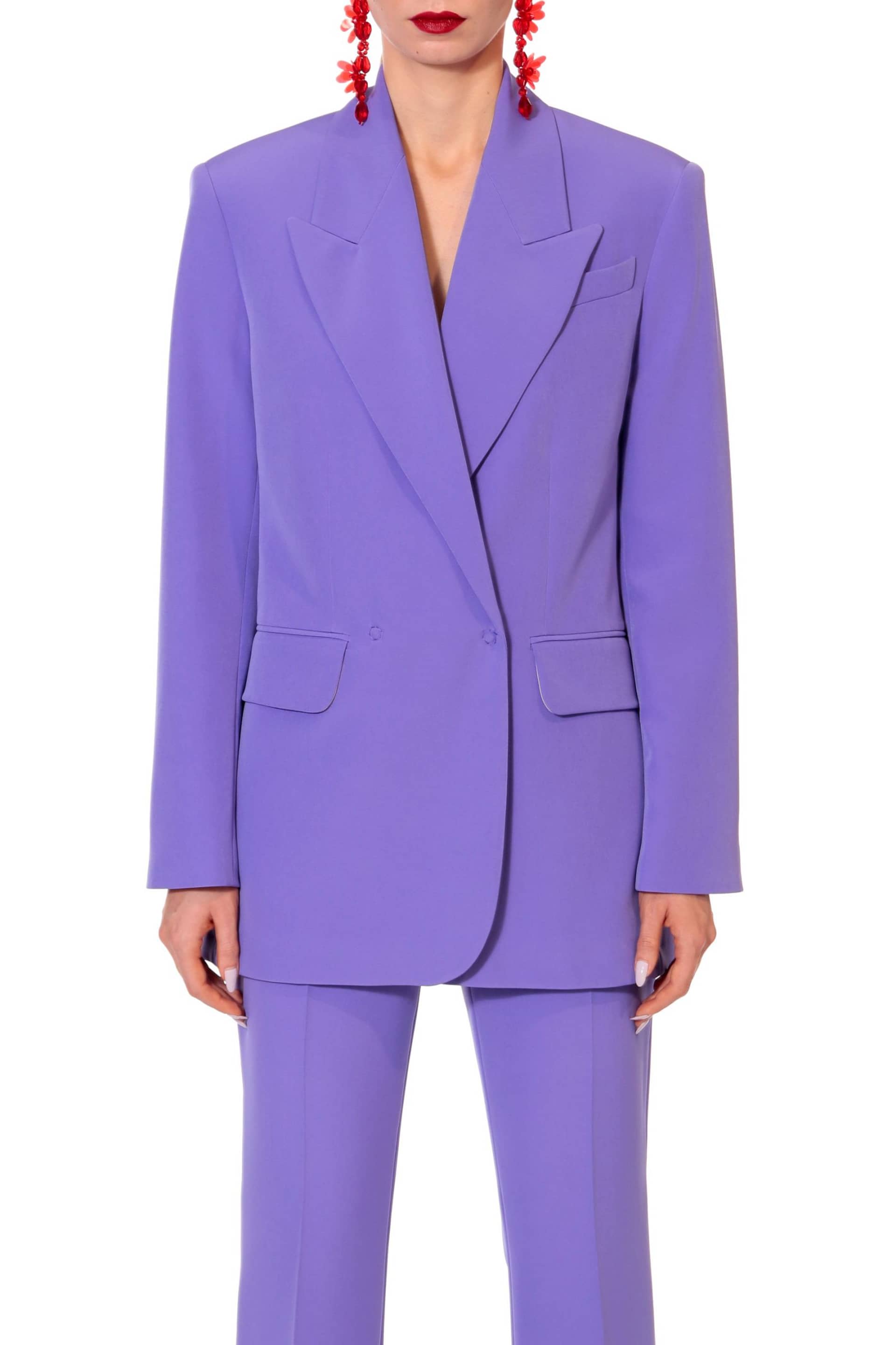 Blazer Blair Purple Opulence in Purple made by HALEWSKI