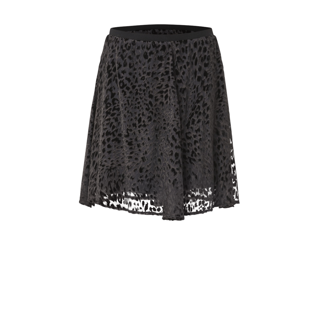 Leopard Skirt Short - Black made by Gemme Collective
