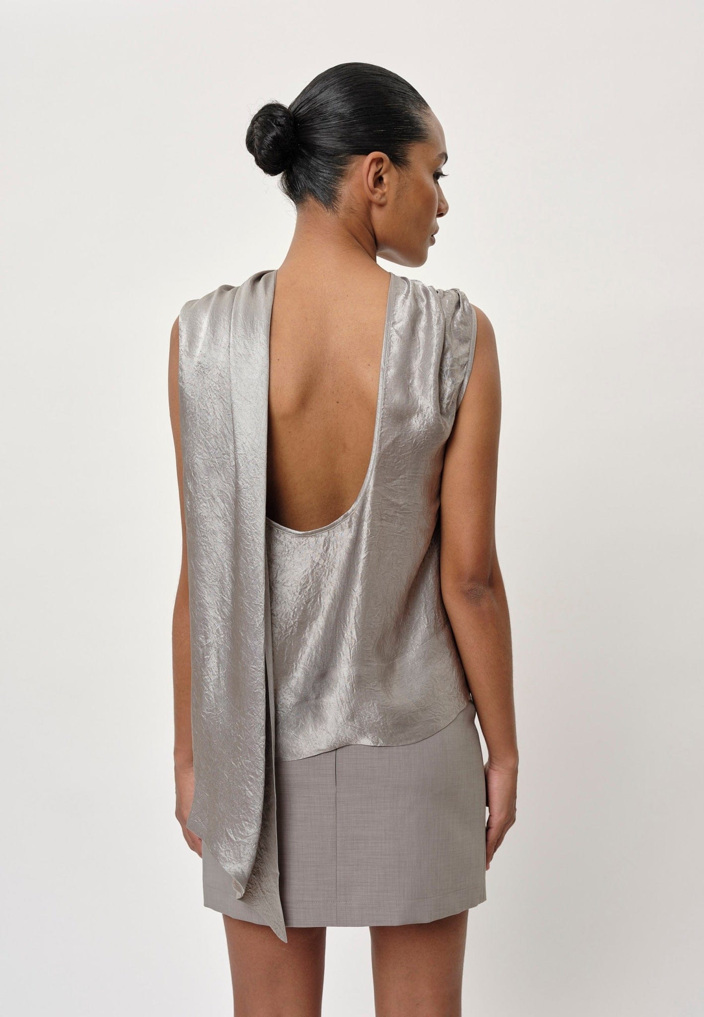 Ava Top - Pearl Grey made by HERSKIND
