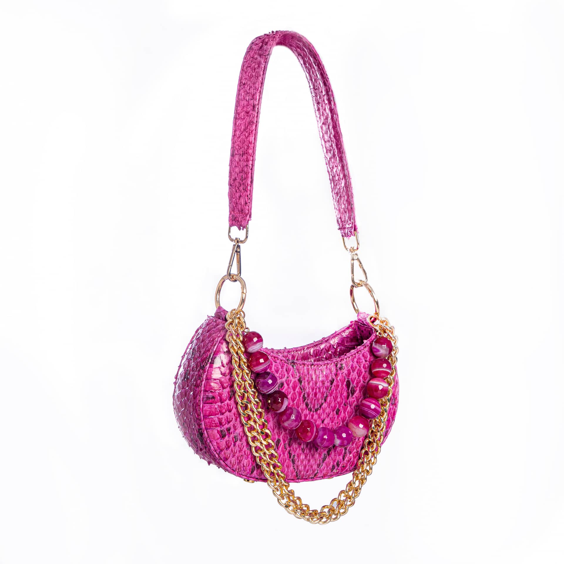Basita - Fushia - Hand Bag made by ALIEL