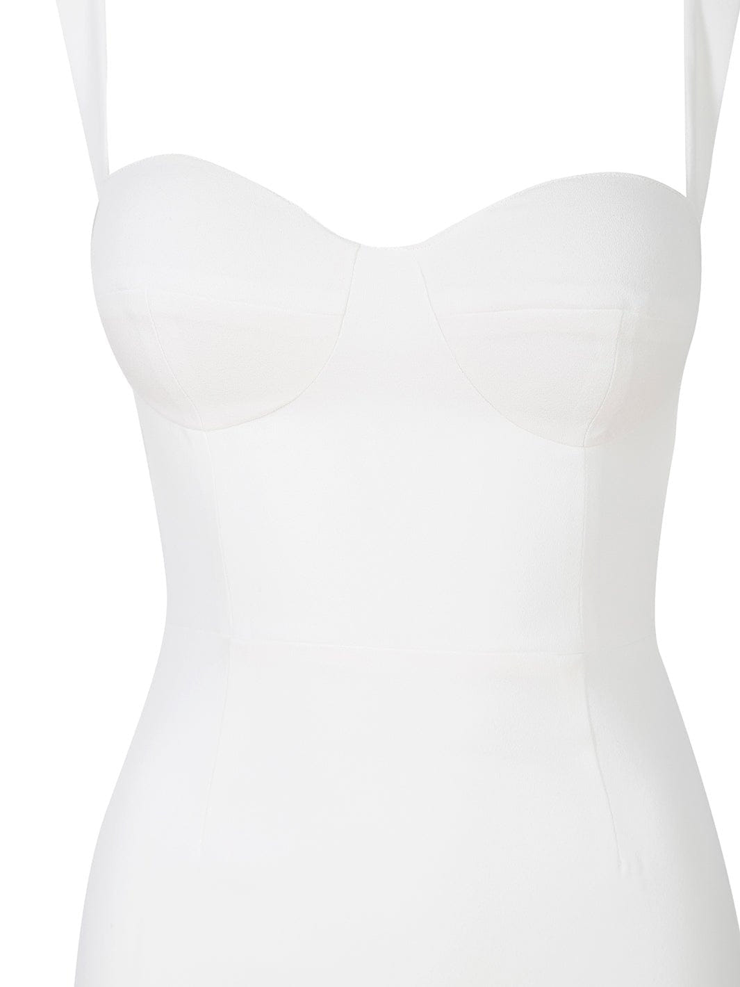 Tessa Crep Dress - White in White made by Gigii's