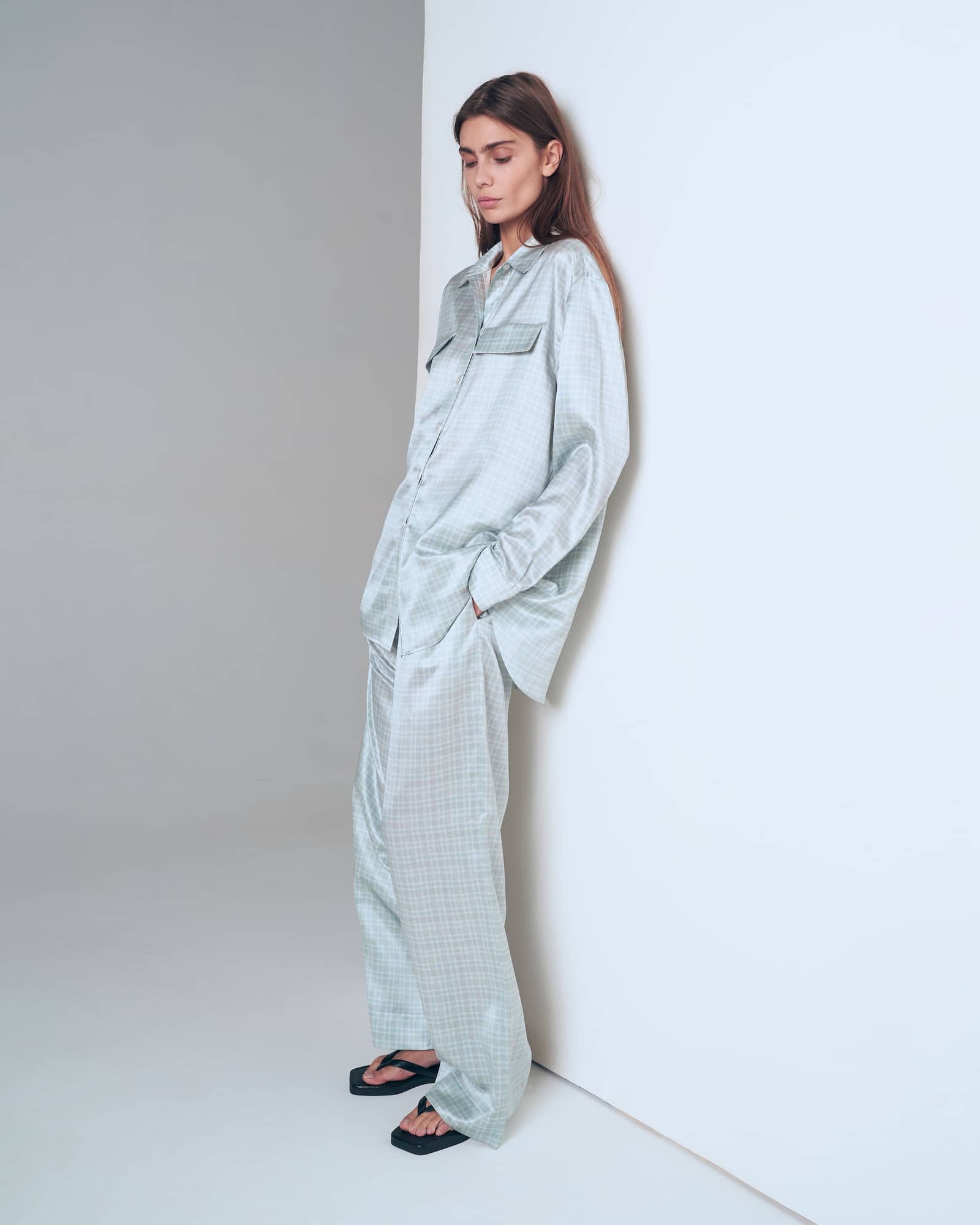 Lightweight pajama trousers made by A.M.G
