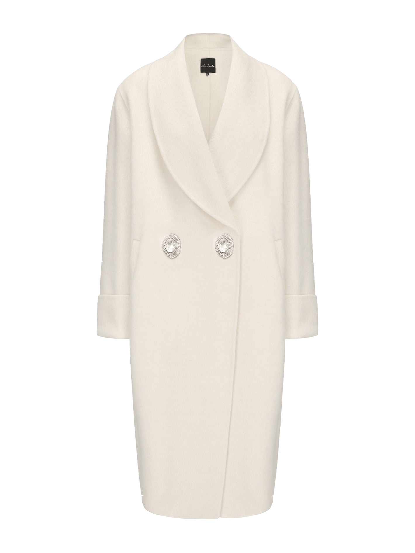 Audrina Coat (White) made by Nana Jacqueline