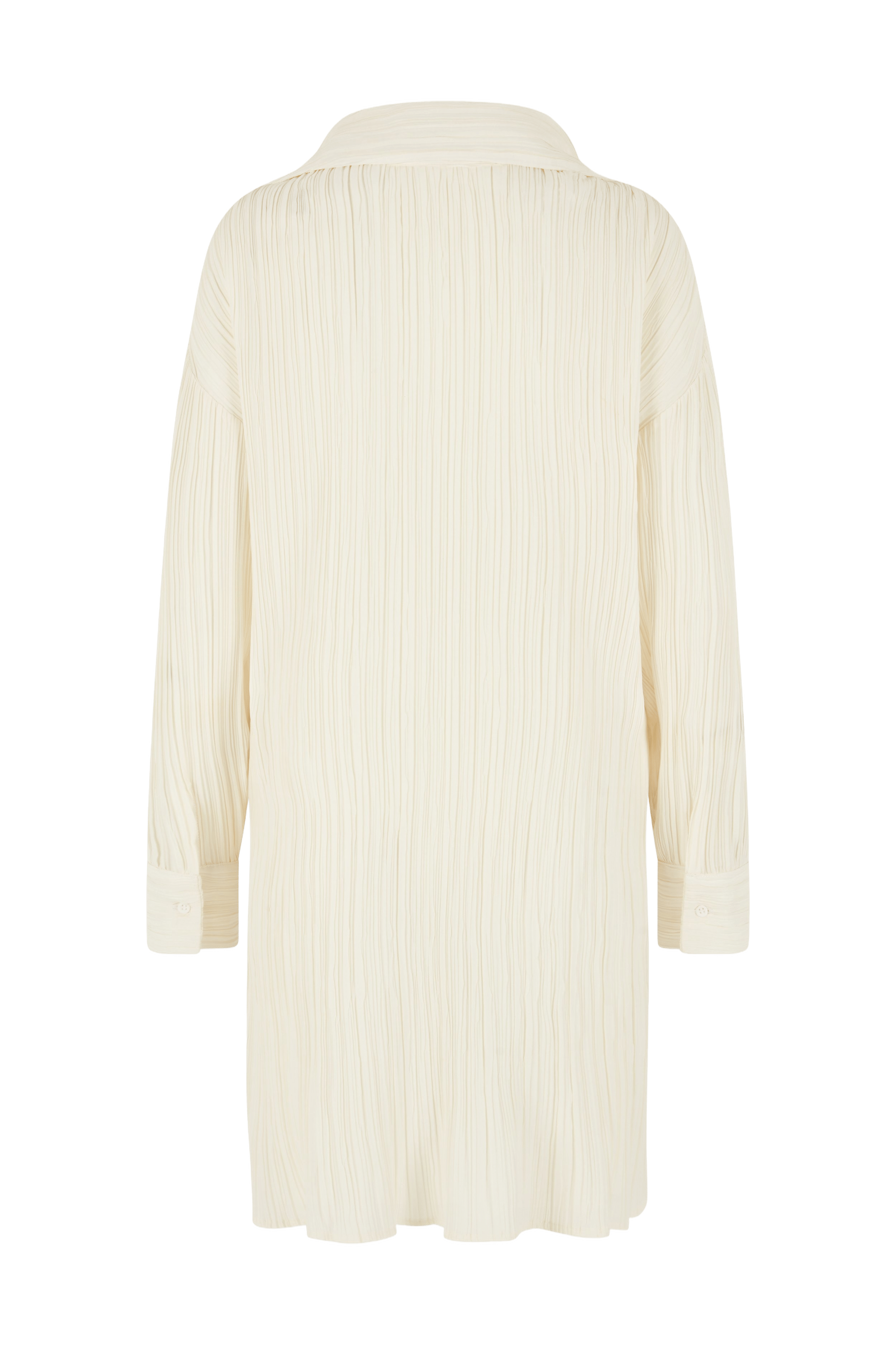 Tree Bark Cut Out Shirt Dress made by CAHAYA STUDIOS