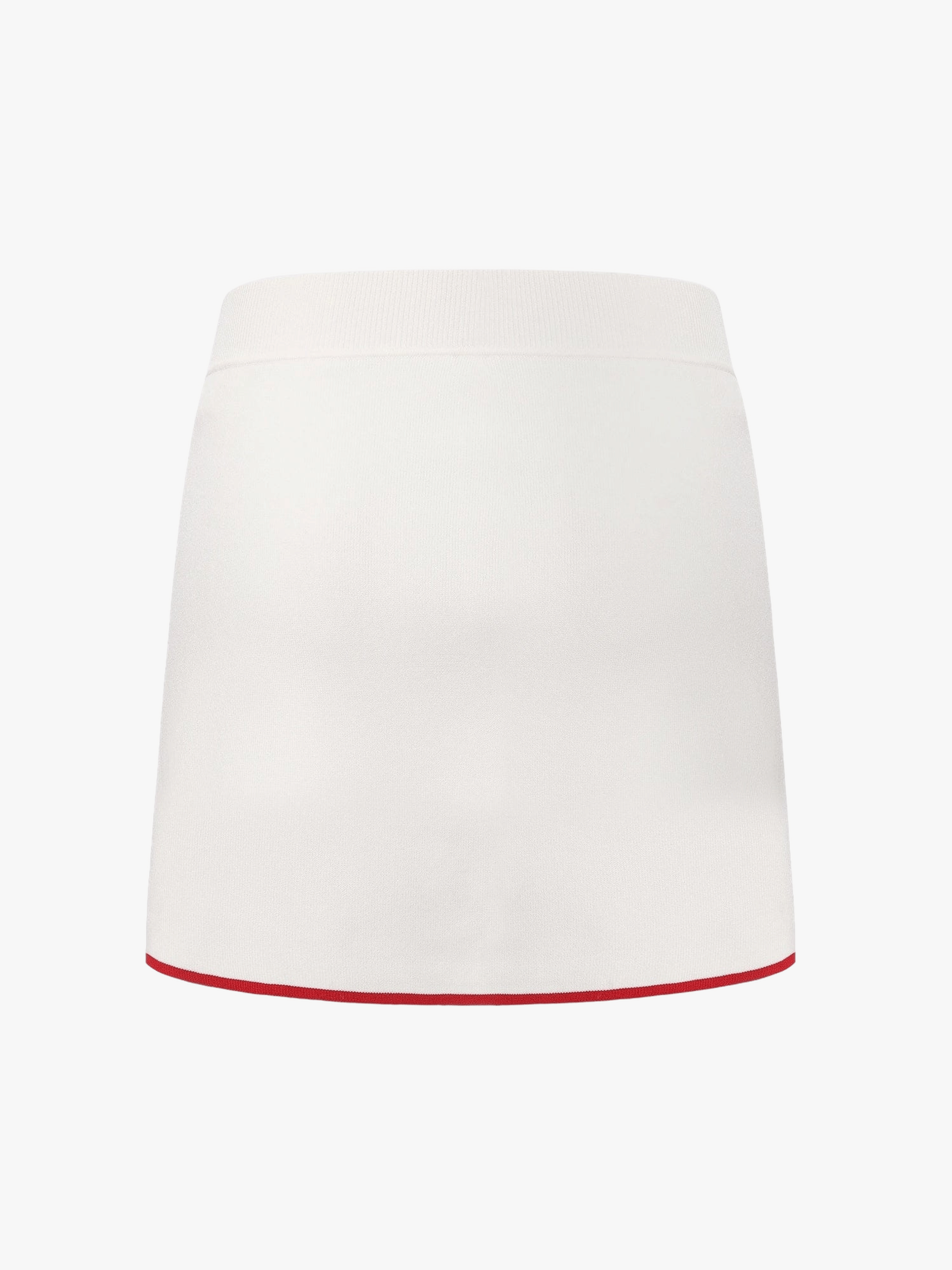 Wilhelmina Contrast A-Line White Skirt made by Nana Jacqueline