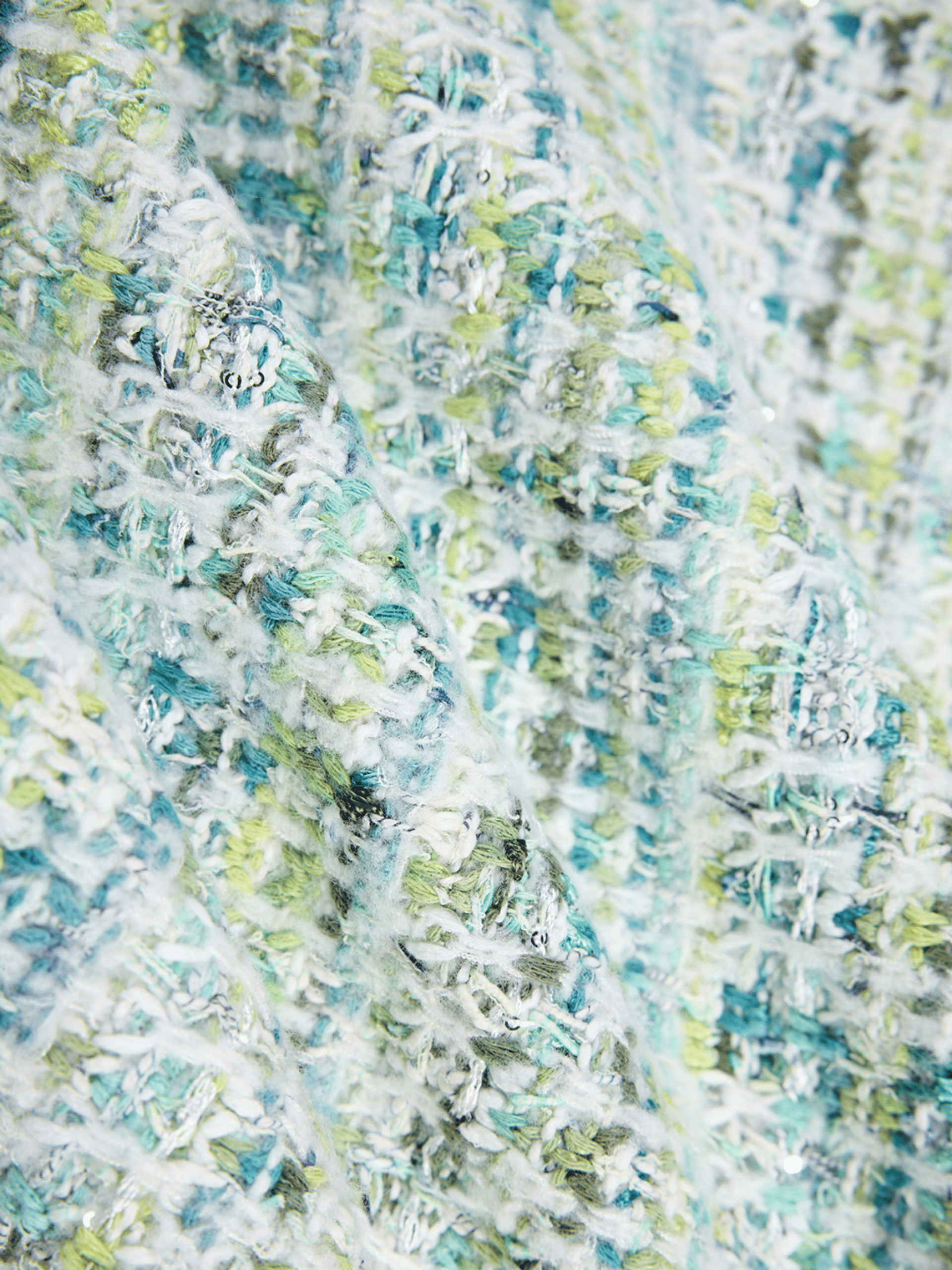 CHECK TWEED PLACKET JACKET made by CRUSH Collection