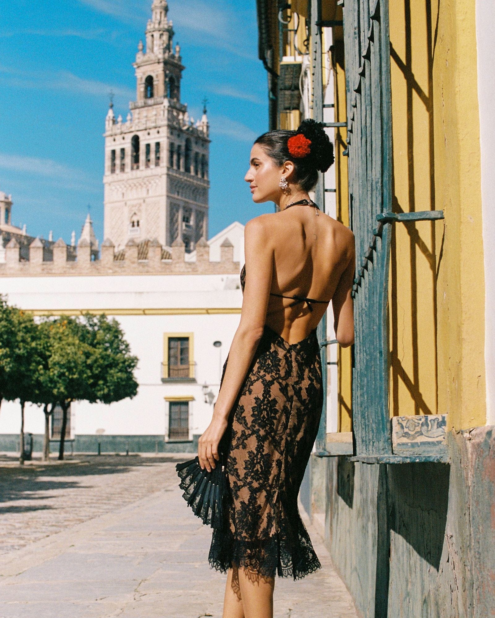 Fiona Dress (Black Lace) made by Nana Jacqueline