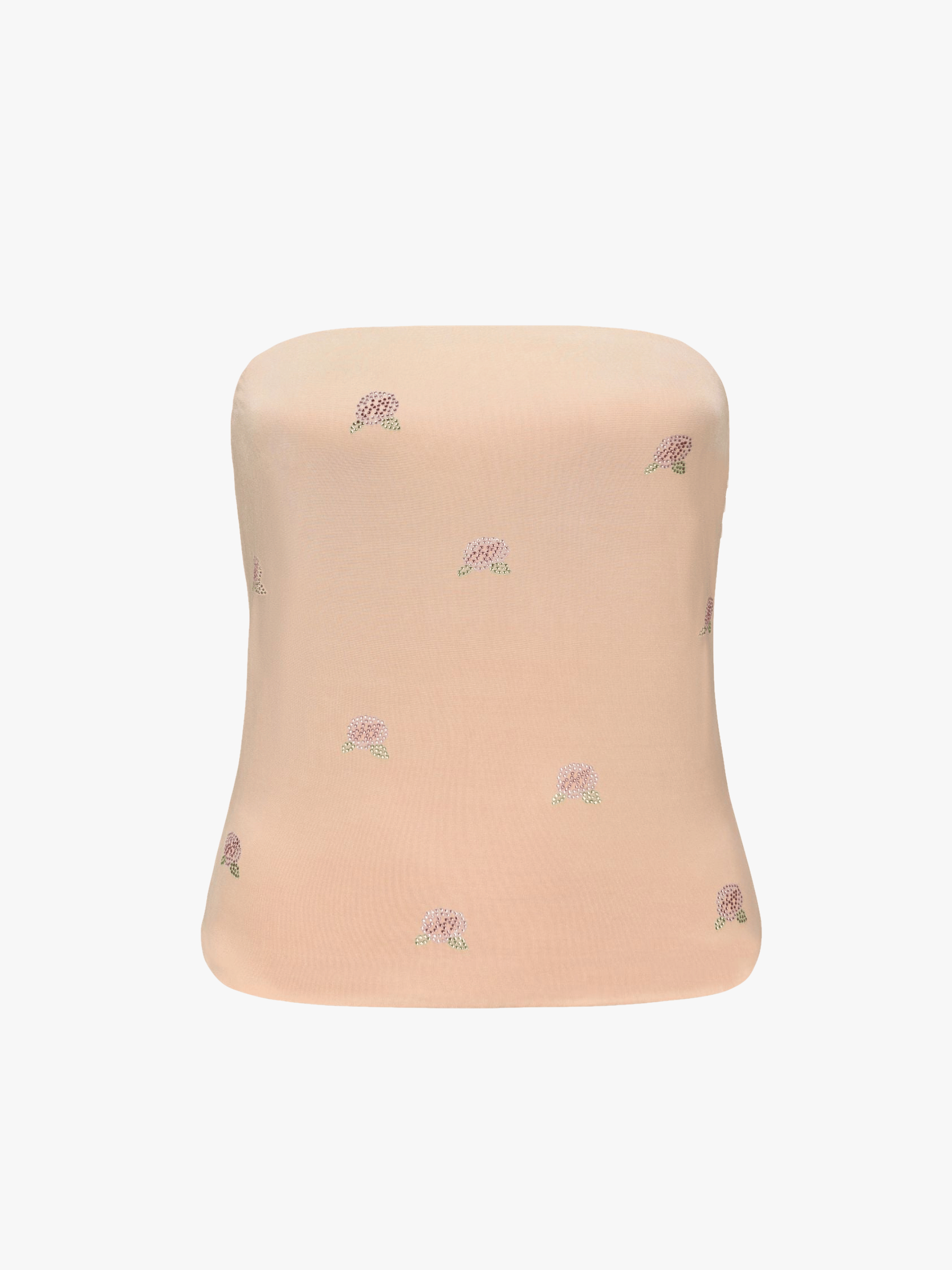 Rosana Embroidered Top (Tan) (Final Sale) in Beige made by Nana Jacqueline