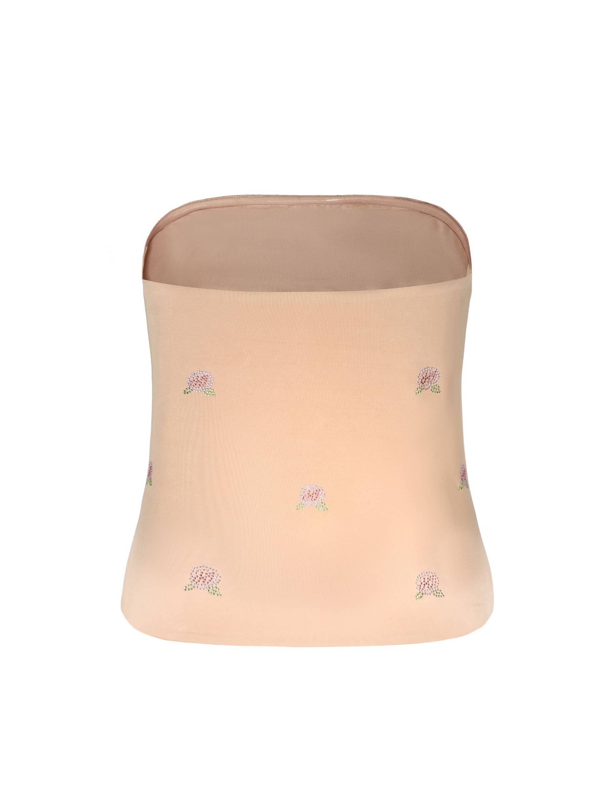 Rosana Embroidered Top (Tan) (Final Sale) in Beige made by Nana Jacqueline