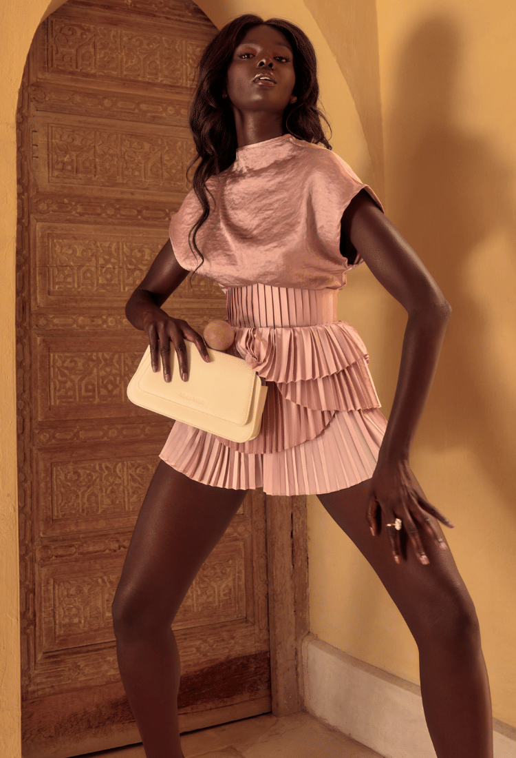 BALLI BAG in White made by Andrea Iyamah